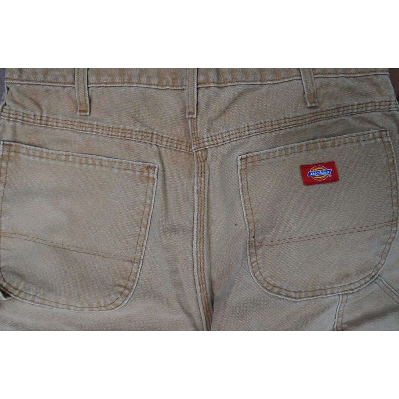 Dickies Dickies Tan Beige Duck Work Pants Mens Size US 34 / EU 50 - 4 Thumbnail