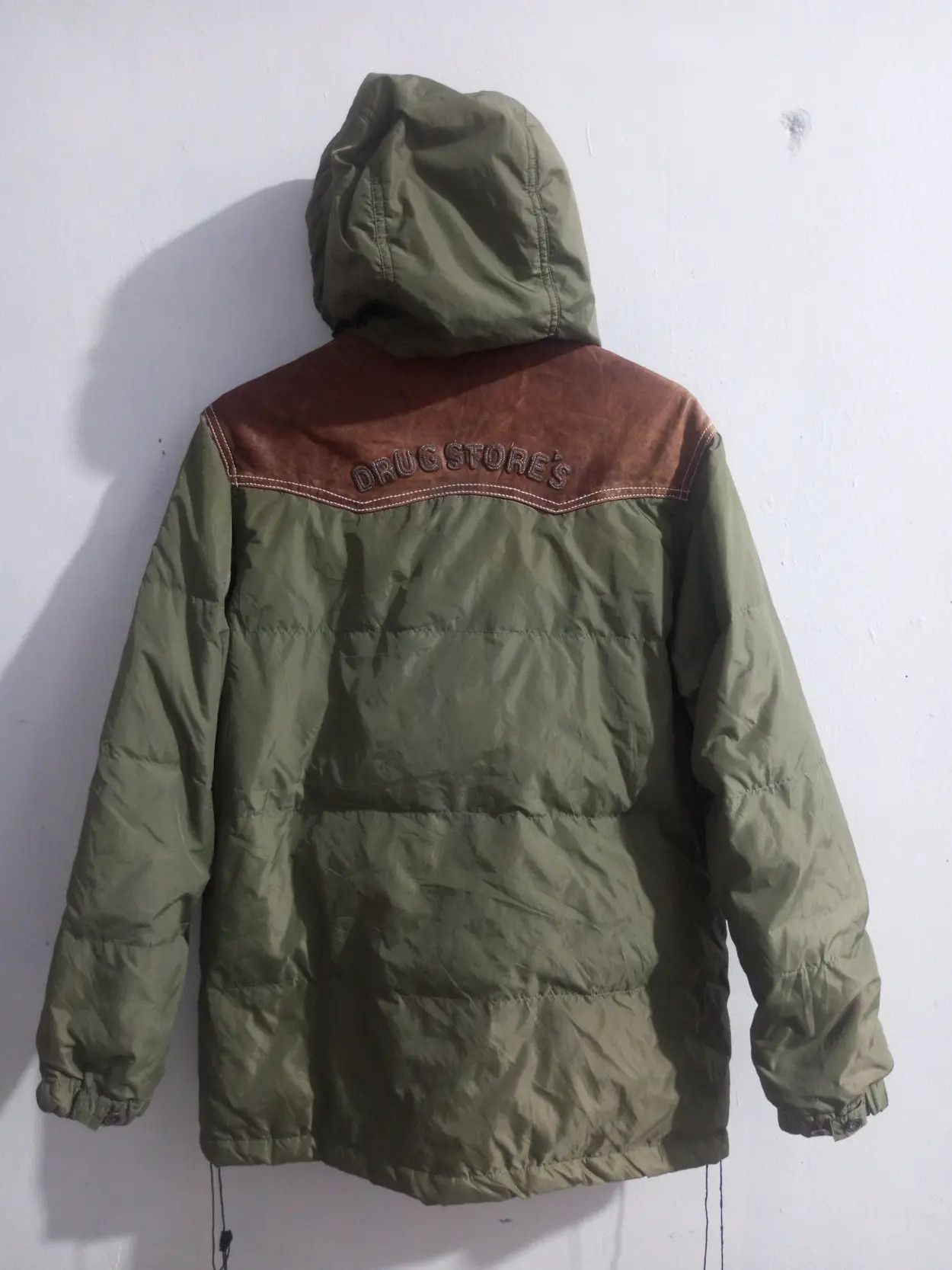 Japanese Brand Drug store's multi pocket denim mix paracute jacket Size US M / EU 48-50 / 2 - 2 Thumbnail
