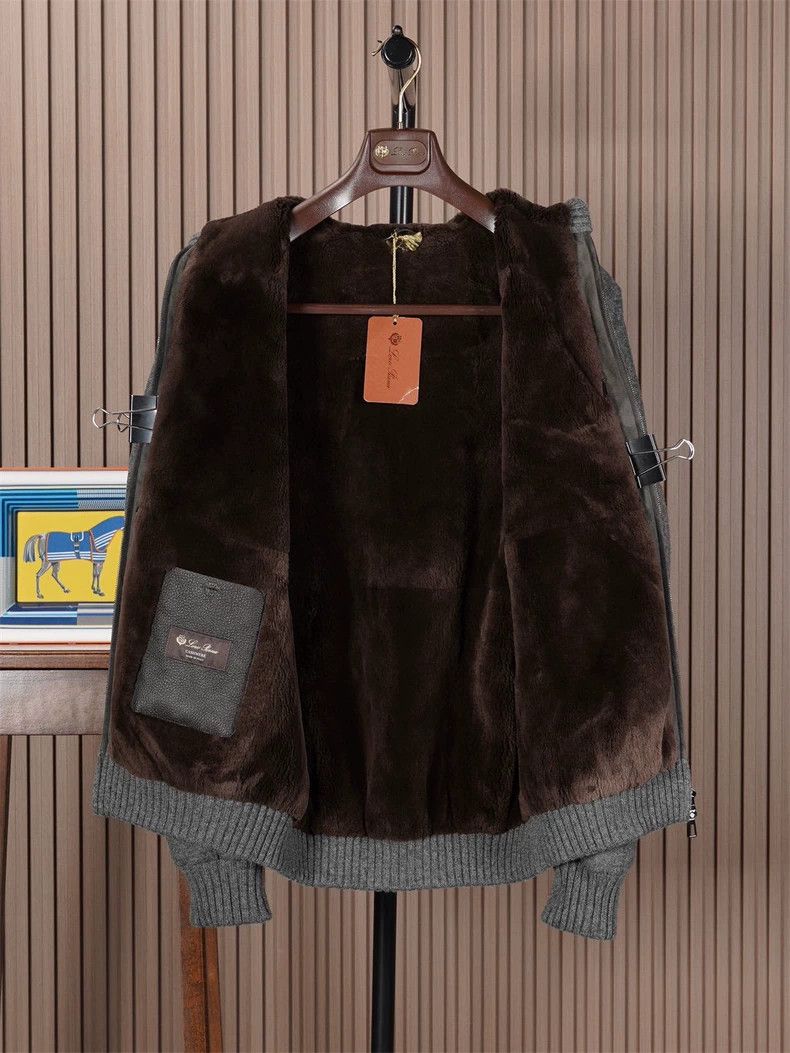Loro Piana LORO PIANA Felt hooded coat Size US L / EU 52-54 / 3 - 2 Thumbnail