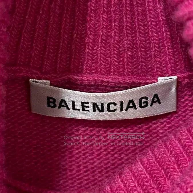 Balenciaga Balenciaga High-neck wheat logo cashmere sweater Size US M / EU 48-50 / 2 - 5 Thumbnail