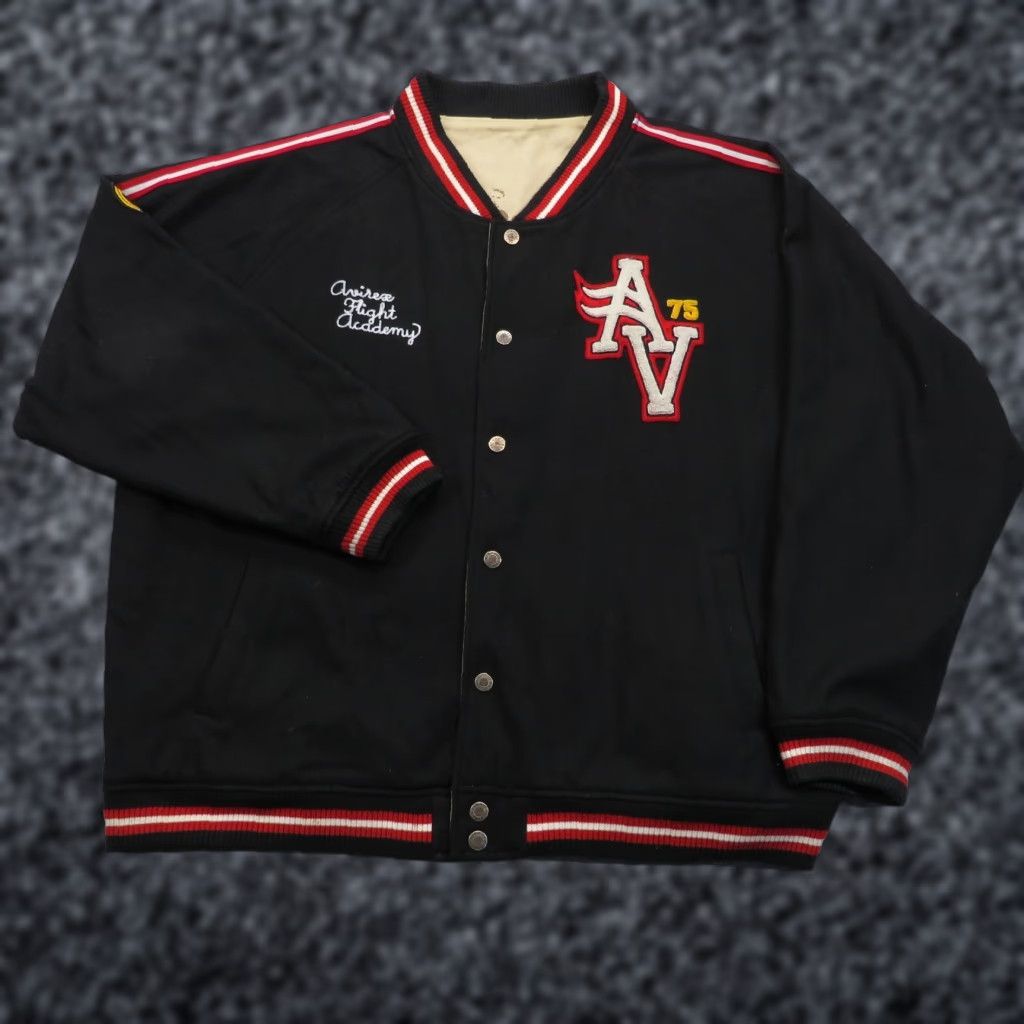 Avirex VINTAGE Avirex Jacket Mens XXXL Flight Bomber Pilot Reversible Patches Aviator Varsity 90s USA Military Men Size US XXL / EU 58 / 5 - 1 Thumbnail