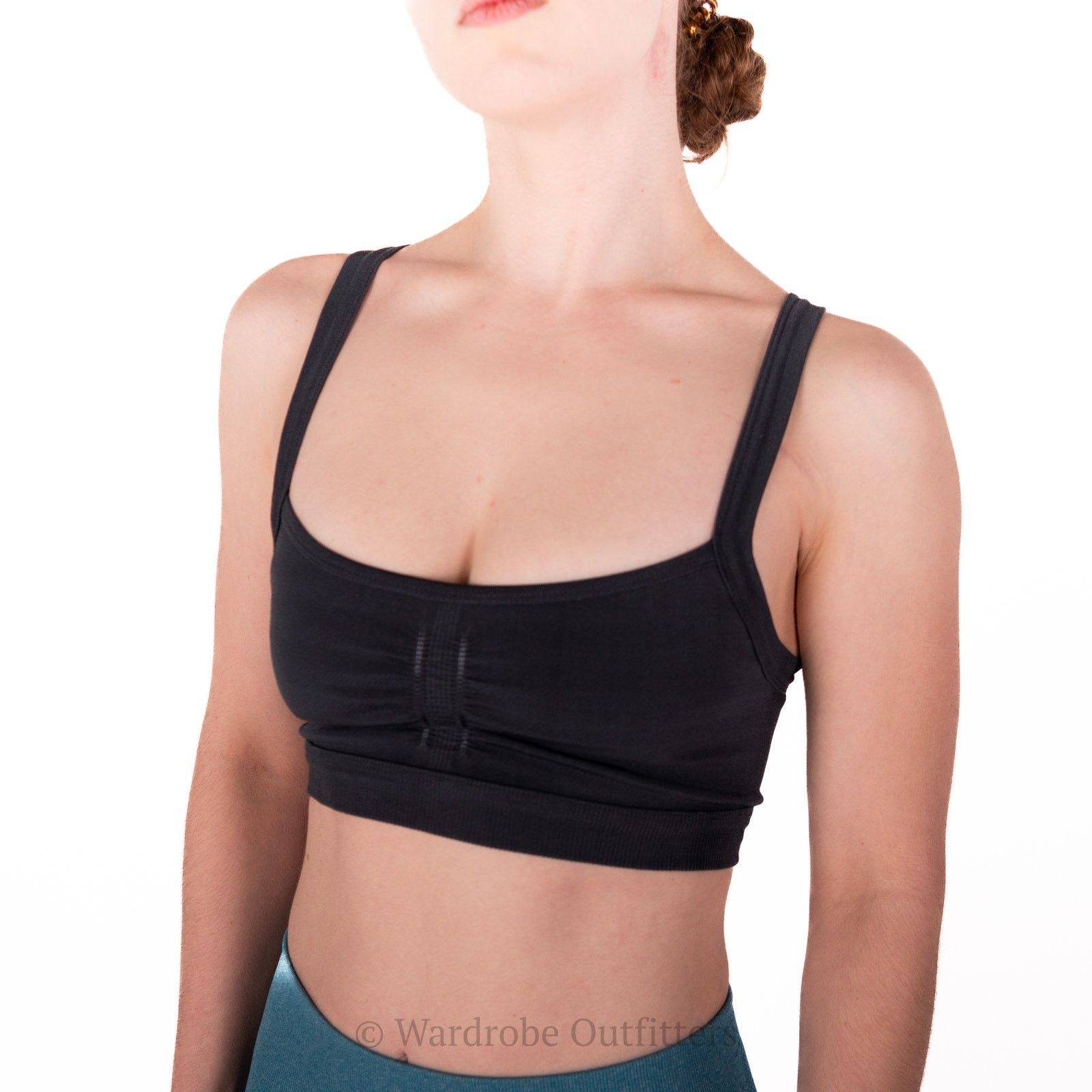 Athleta Athleta Gray Sports Bra Size ONE SIZE - 6 Thumbnail