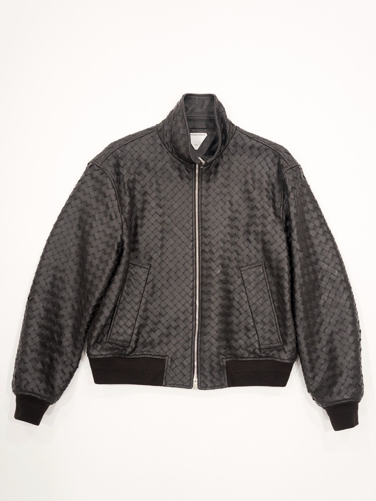 Bottega Veneta “Bottega Veneta Intrecciato Blouson” $12,000 retail! Size US L / EU 52-54 / 3 - 1 Thumbnail