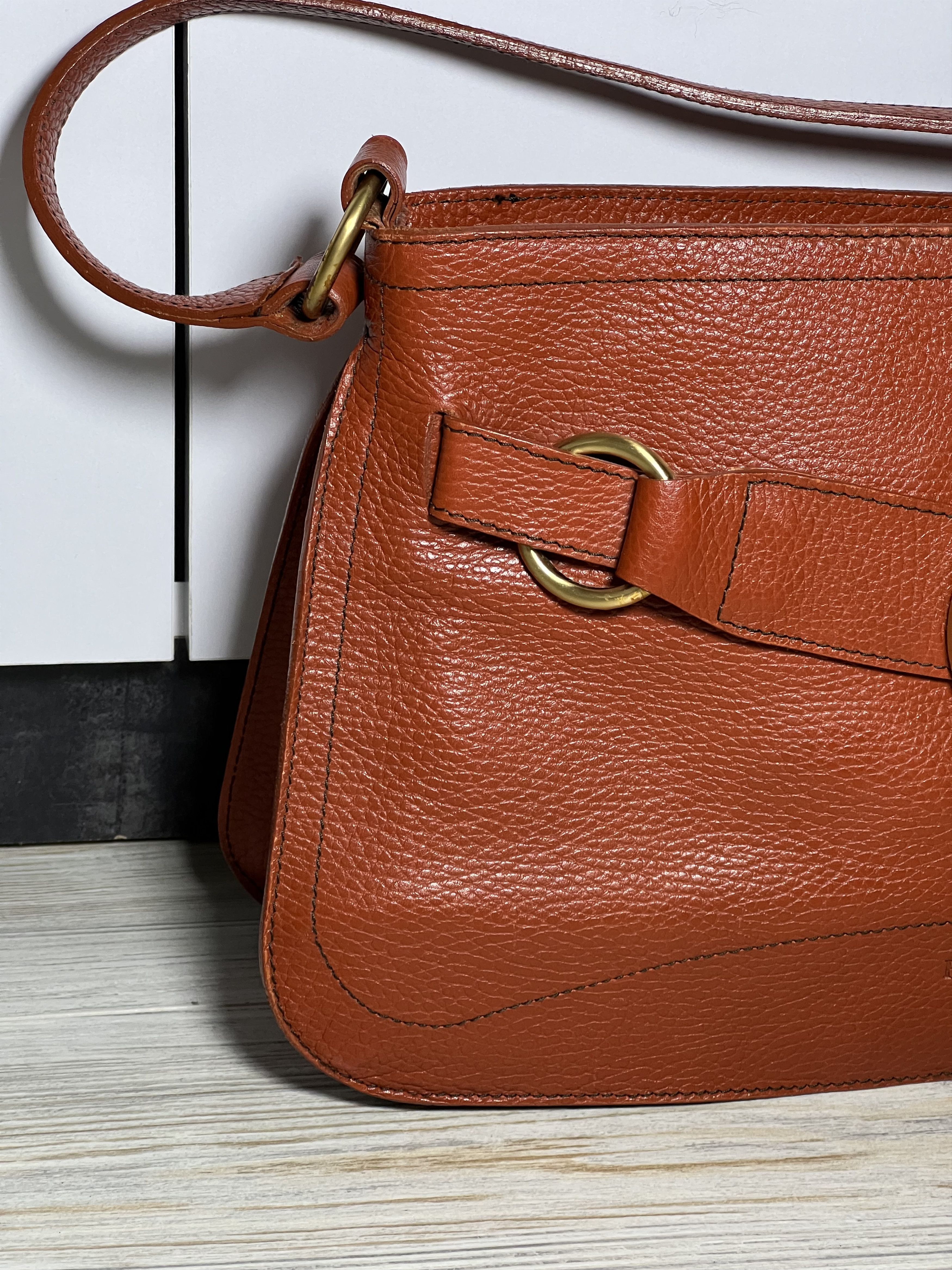Furla Furla Brown Leather Shoulder Bag Handbag Size ONE SIZE - 7 Thumbnail