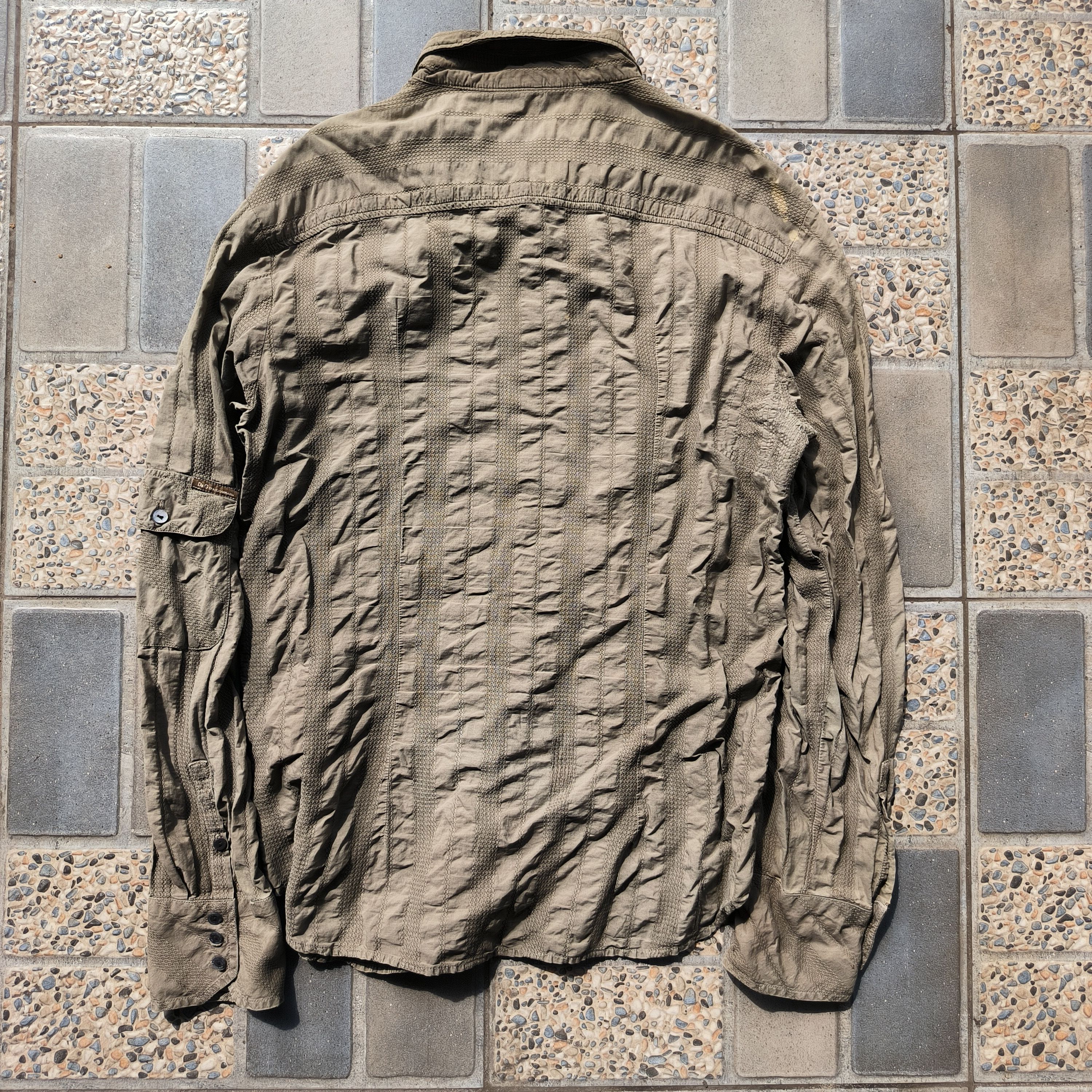 Dolce & Gabbana Vintage 2000s Dolce Gabbana Zip Collar Shirts Size US L / EU 52-54 / 3 - 10 Thumbnail