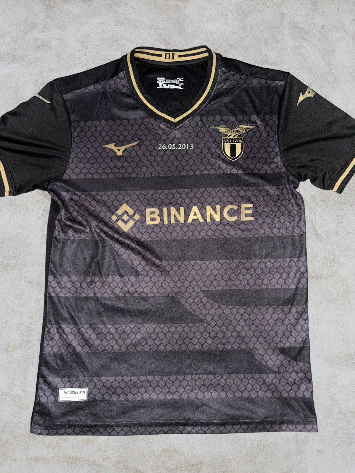 Mizuno Lazio 22/24 special edition black jersey Size US S / EU 44-46 / 1 - 1 Thumbnail