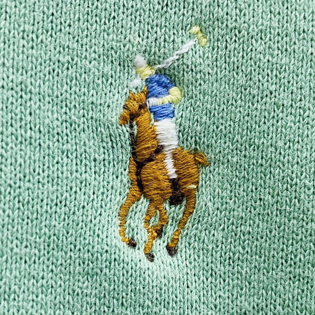 Polo Ralph Lauren Vintage Polo Ralph Lauren Sweatshirt Green Made In Japan Size US M / EU 48-50 / 2 - 6 Thumbnail