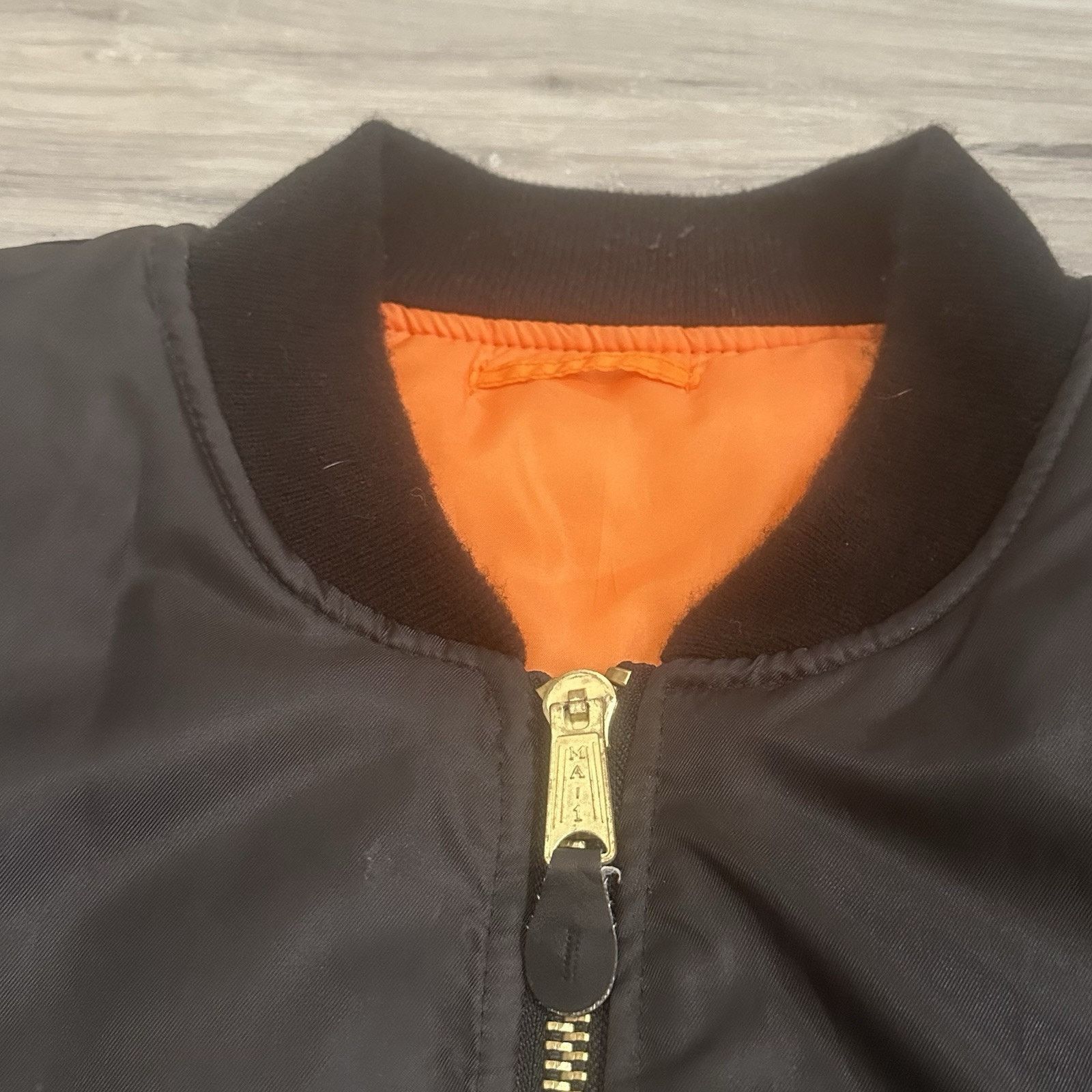 Rothco Rothco MA-1 Flight Jacket Coat Reversible Black/Orange XL Size US XL / EU 56 / 4 - 3 Thumbnail
