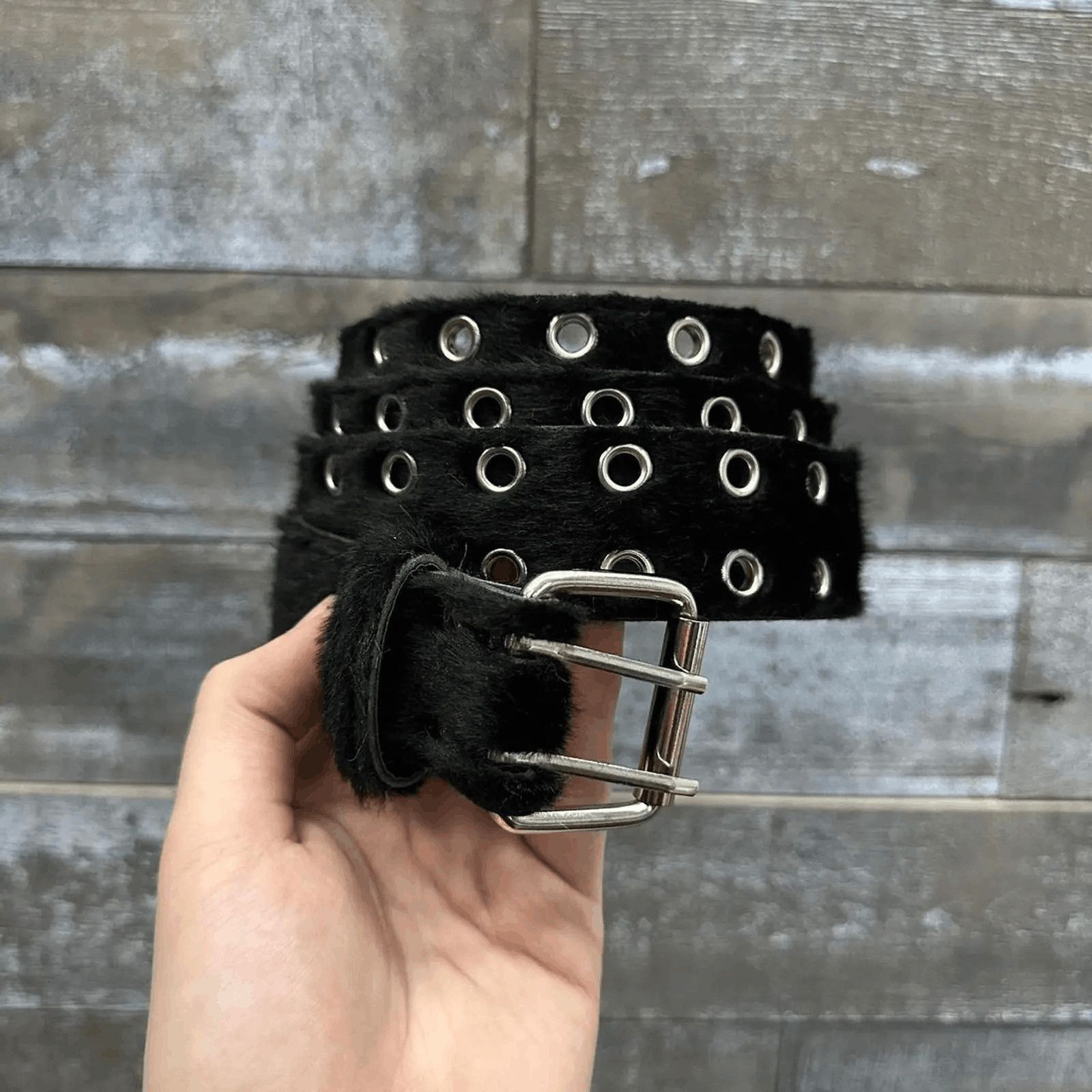 Other Black fur belt vintage 2000s Size ONE SIZE - 1 Thumbnail