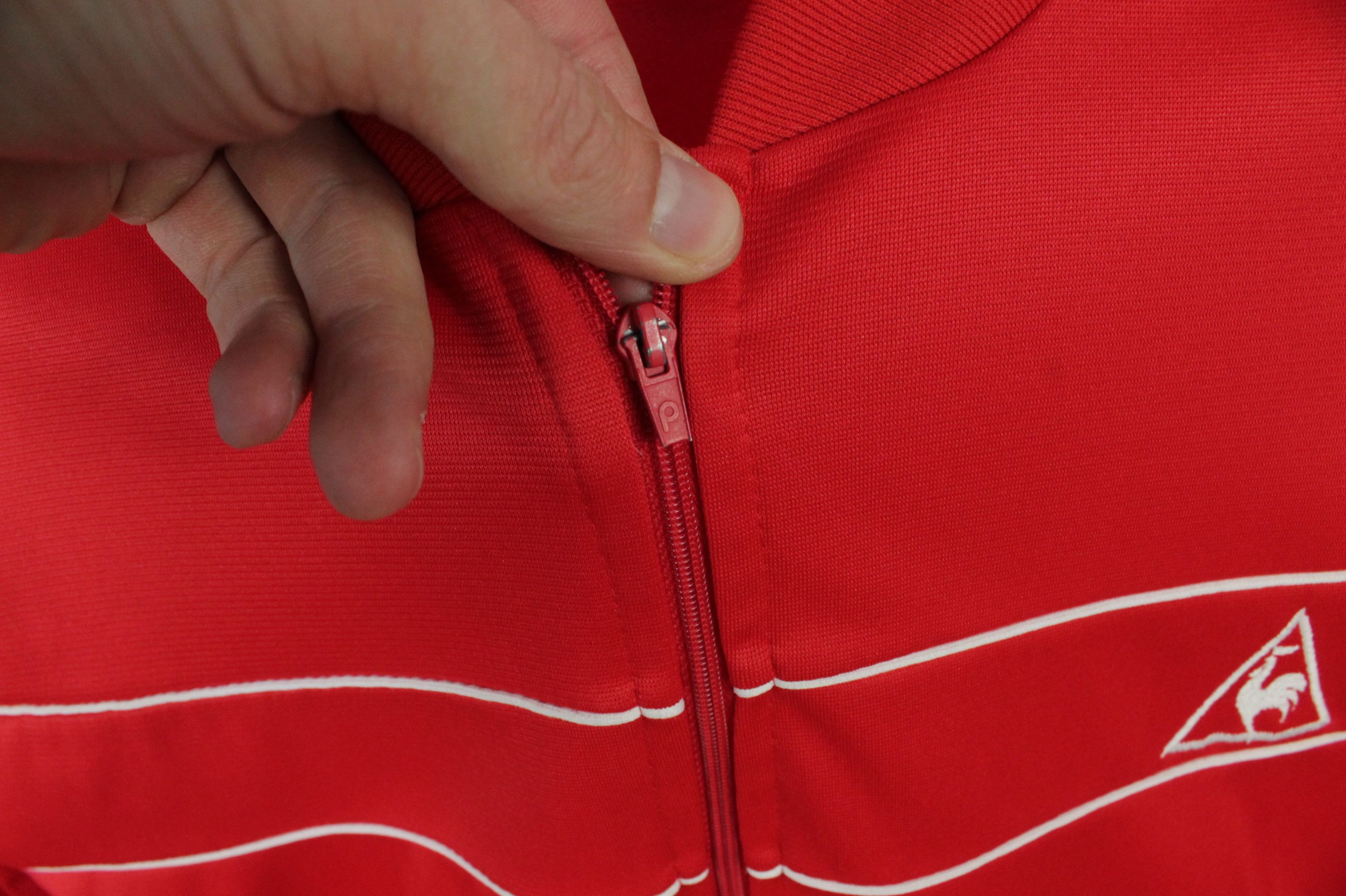 Le Coq Sportif RARE Vintage 80's Le Coq Sportif Red Tracksuit Satus Suisse Size US S / EU 44-46 / 1 - 6 Thumbnail