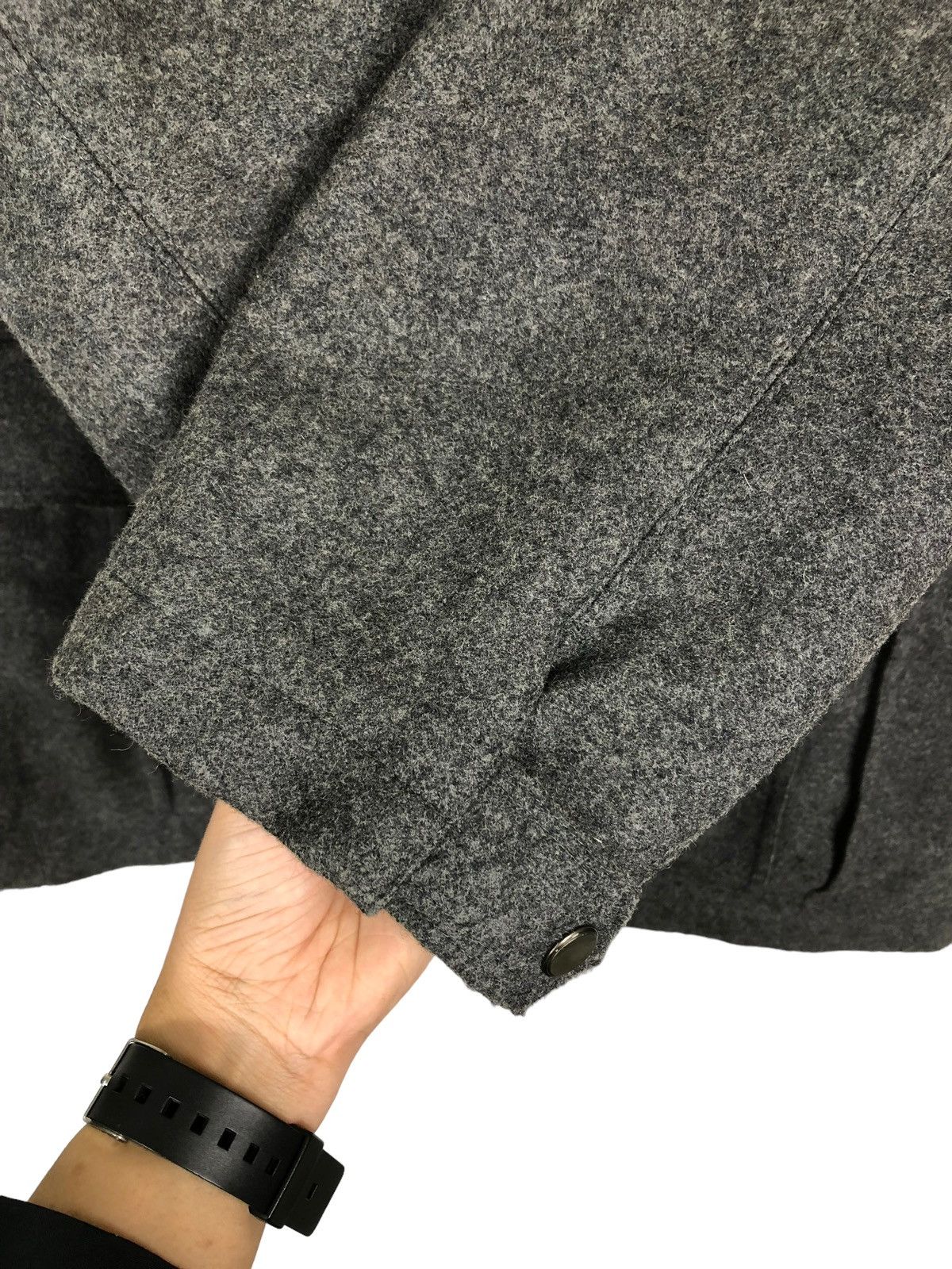 Designer 🔥 J.J. OLSON EQUIPMENT WOOL MOUNTAIN COAT JACKET ITALY MADE Size US M / EU 48-50 / 2 - 12 Thumbnail
