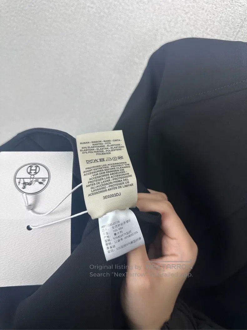 Hermes Hermes Black knitted cardigan Size XS / US 0-2 / IT 36-38 - 6 Thumbnail