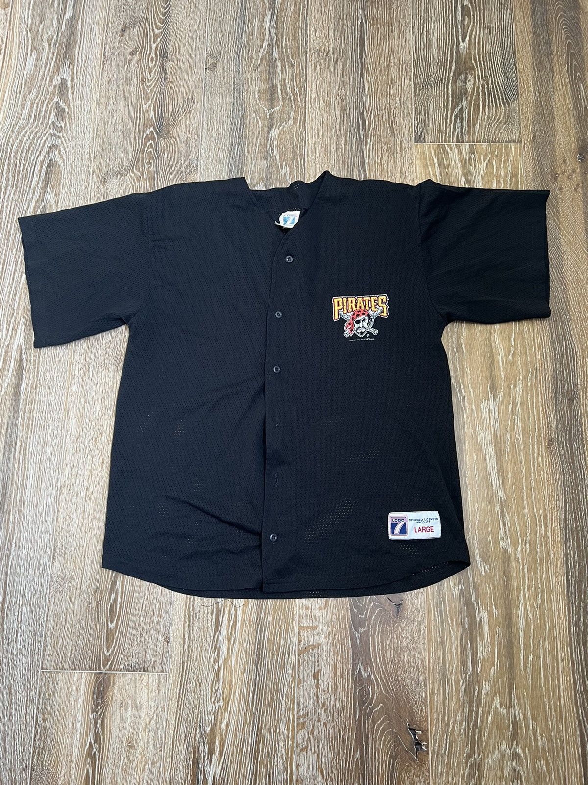 Logo 7 × MLB × Vintage Vintage 1999 Logo 7 Pittsburgh Pirates Baseball Jersey Size US L / EU 52-54 / 3 - 1 Thumbnail