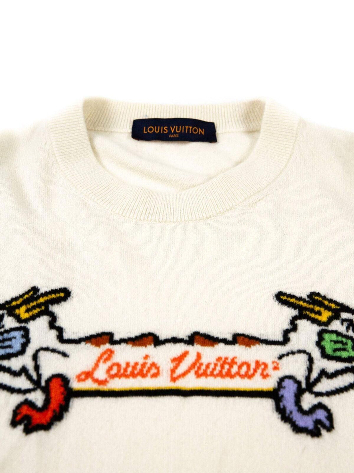 Louis Vuitton Louis Vuitton Mens x Nigo Dragon Intarsia Jacquard Size US XL / EU 56 / 4 - 2 Thumbnail
