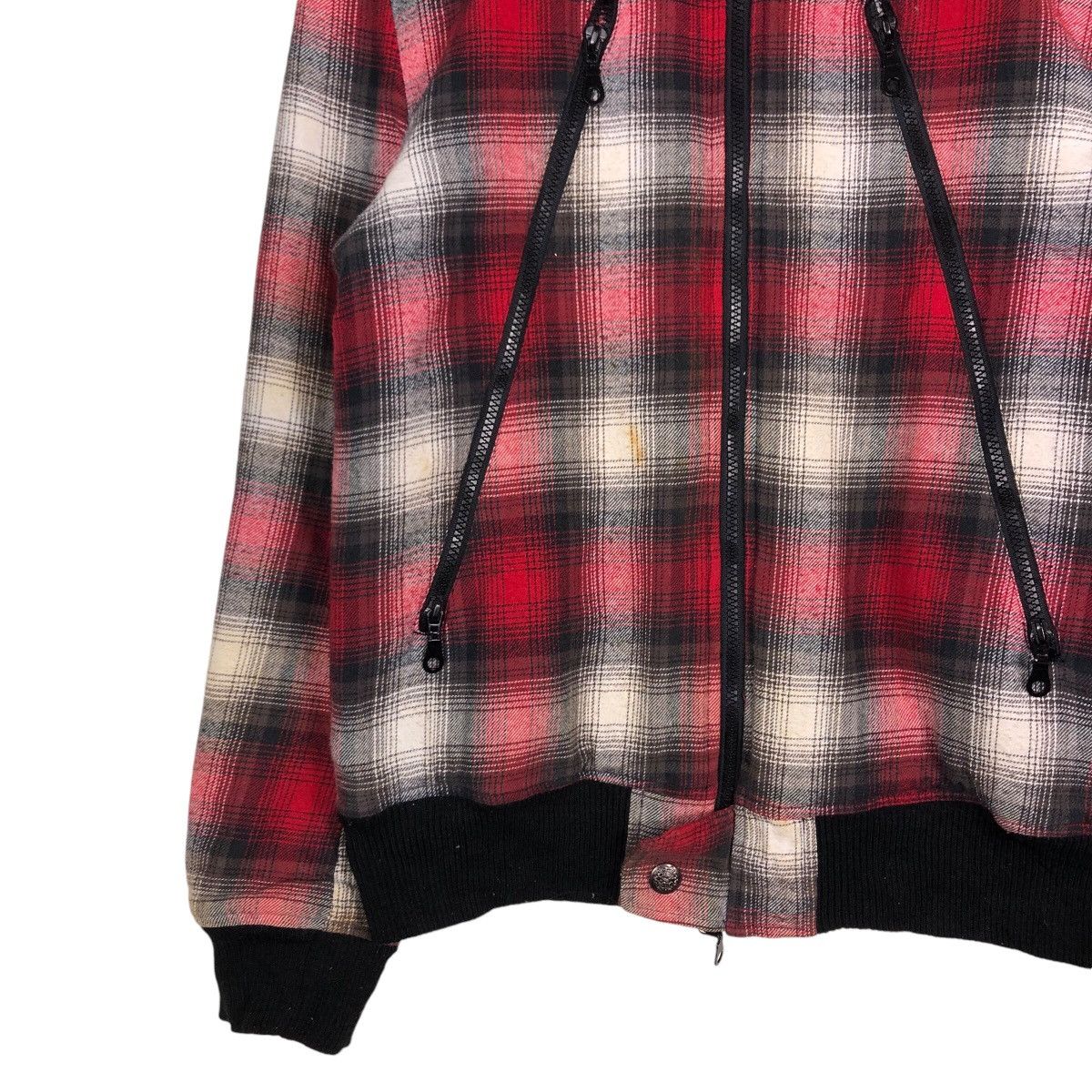 In The Attic 📌Vintage Bomber Jacket In The Attic Punk Tartan Design Size US L / EU 52-54 / 3 - 8 Thumbnail