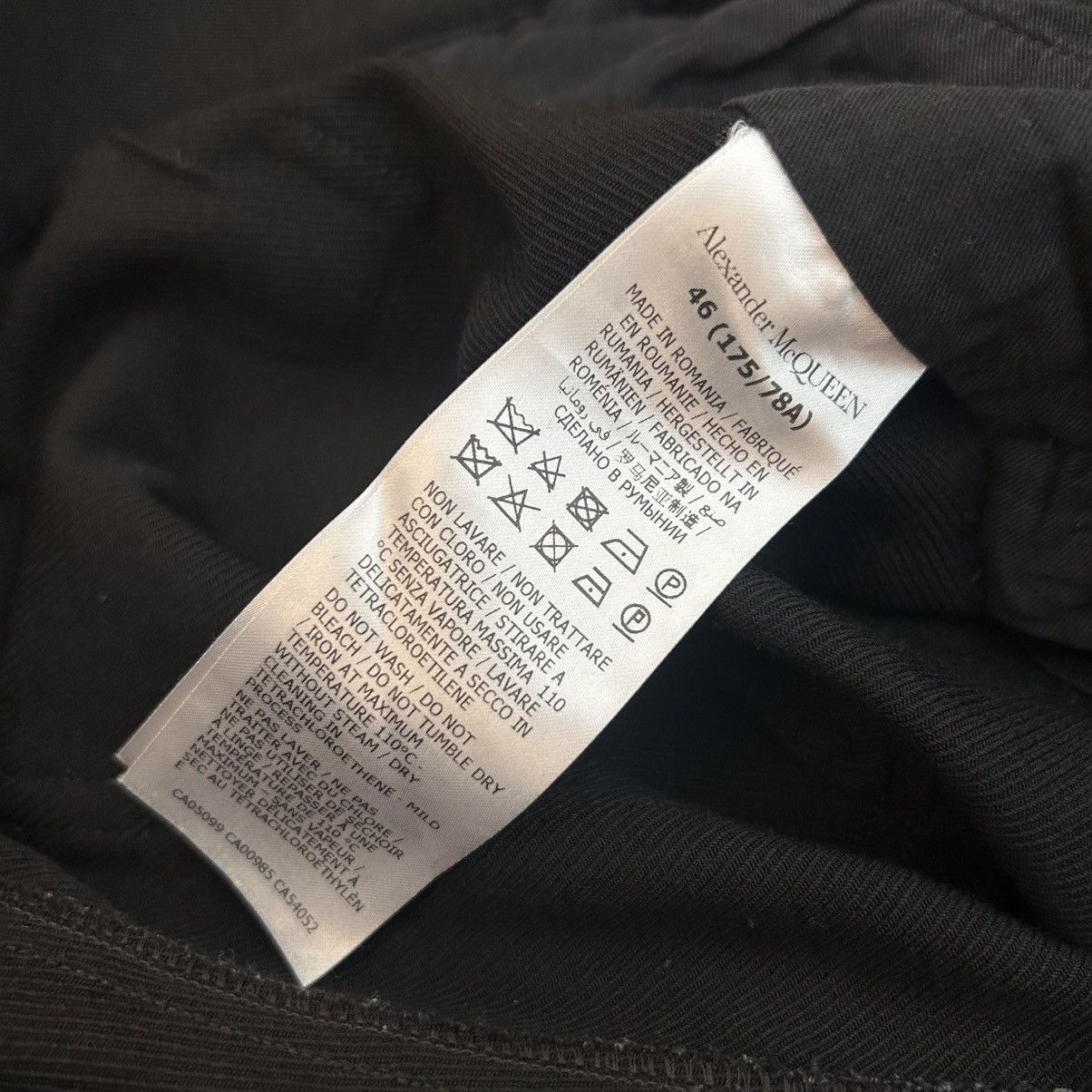 Alexander McQueen Alexander McQueen Flap Pocket Cotton Trousers Size 46R - 7 Thumbnail