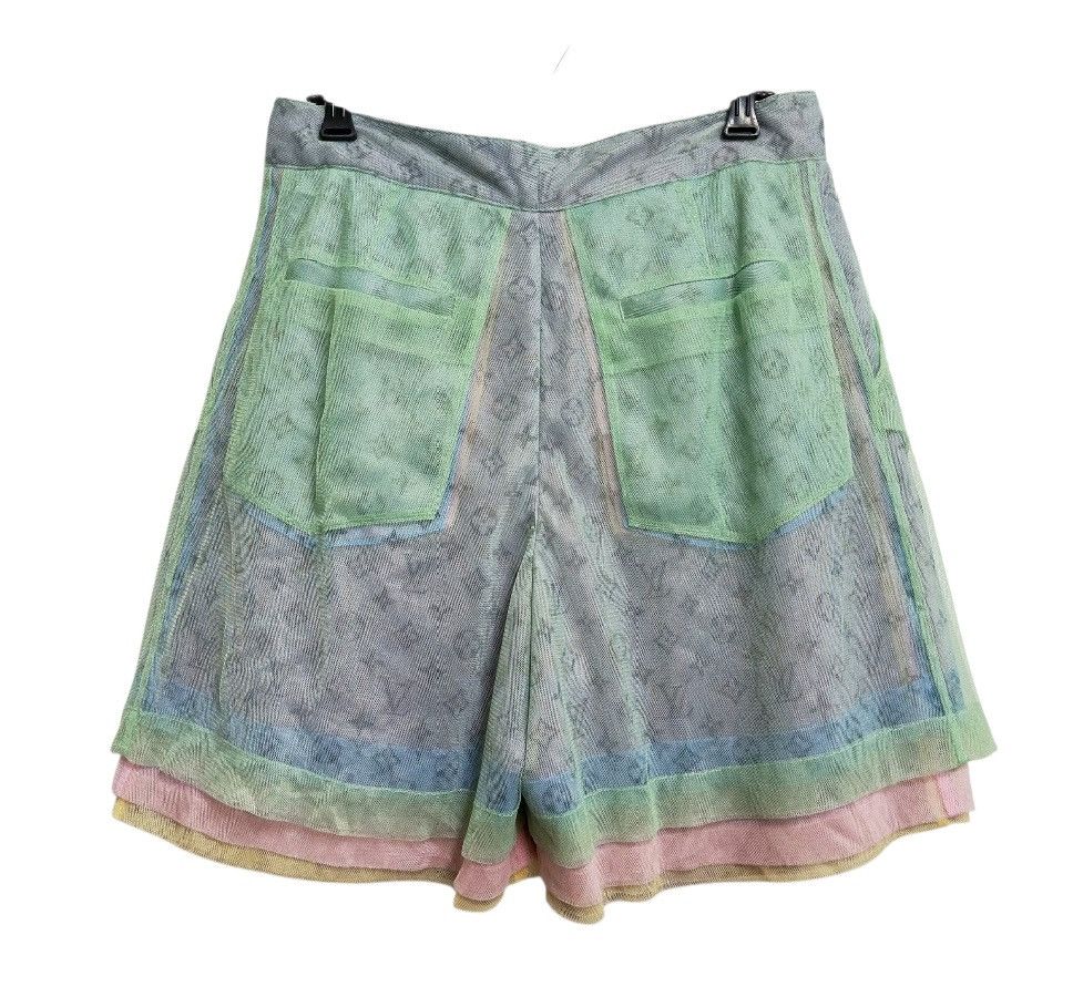 Louis Vuitton SS20 LOUIS VUITTON GARDENING SHORT TULLE MONOGRAM Size 25" / US 0 / IT 36 - 2 Thumbnail