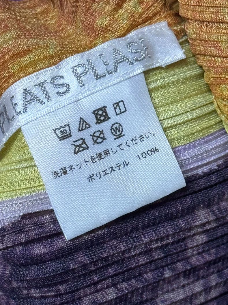 Issey Miyake Issey Miyake size:3 Yellow, white and blue block dress Size S / US 4 / IT 40 - 3 Thumbnail
