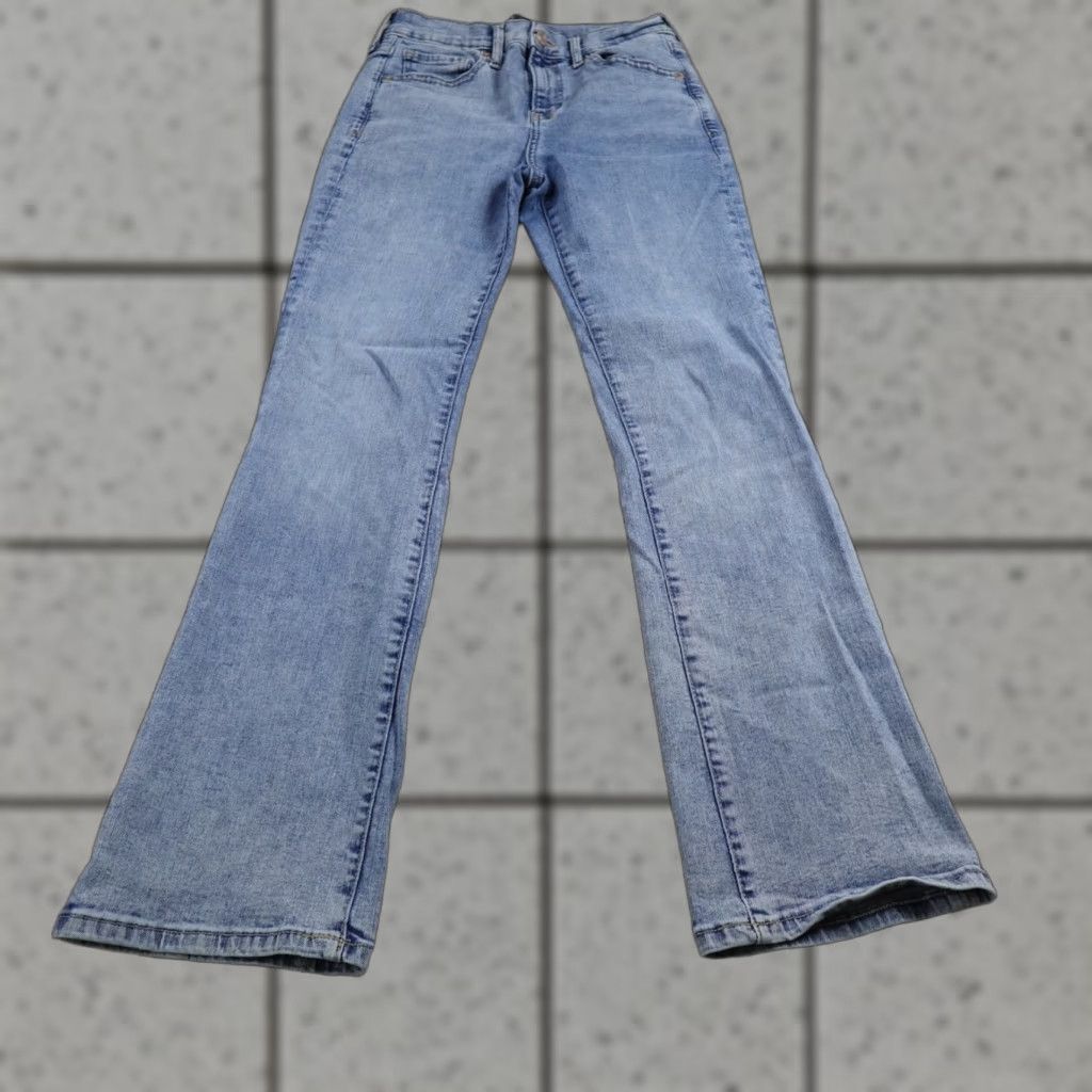 Gap Gap Jeans Womens 4 Light Blue Denim Mid Rise Boot Flare Western Stretch Jeans Mens? Size 27" / US 4 / IT 40 - 1 Thumbnail