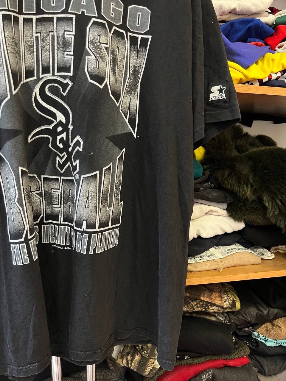 Vintage Vintage Chicago White Sox Grunge T-Shirt Size US XL / EU 56 / 4 - 4 Thumbnail