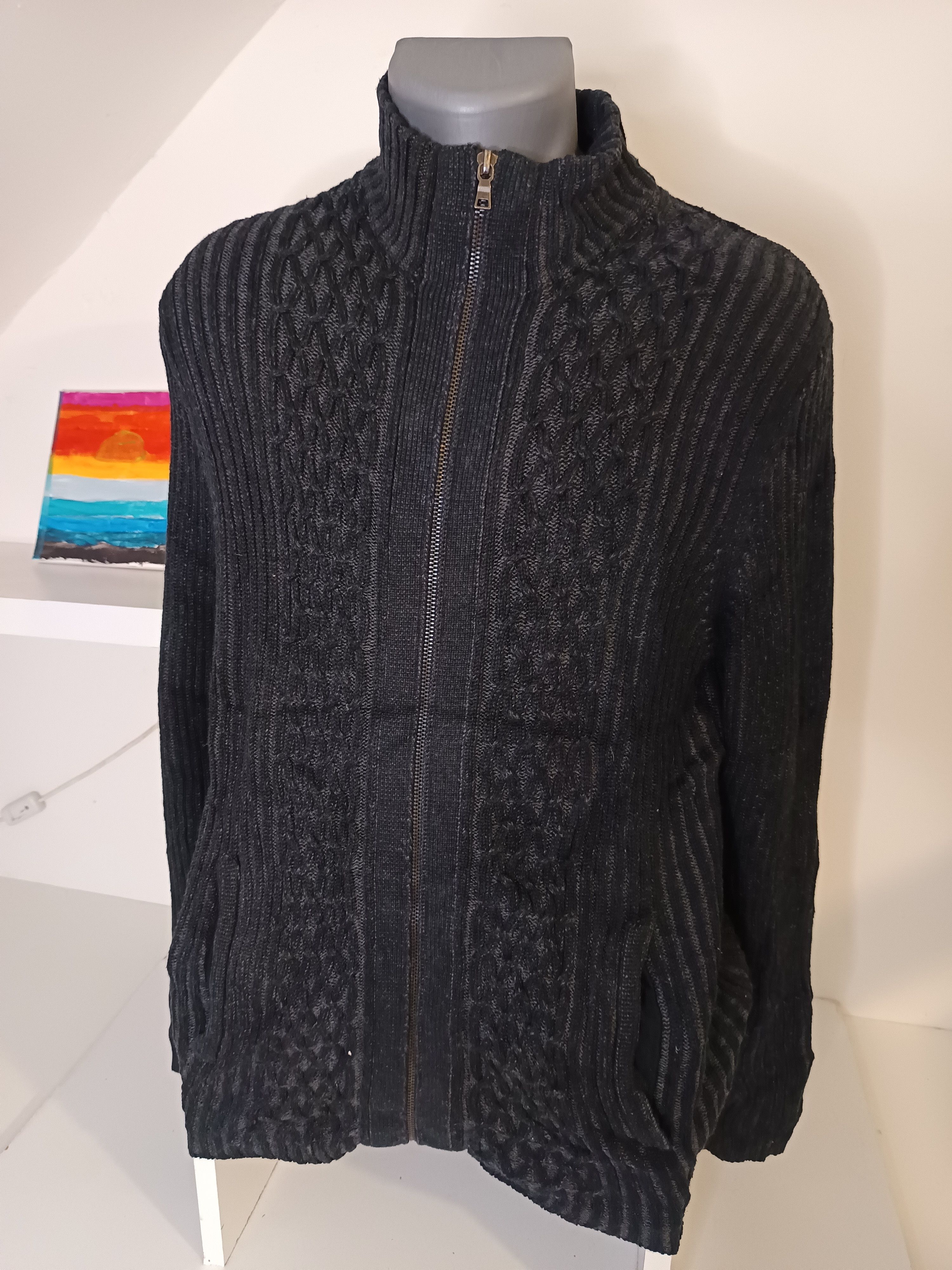 Calvin Klein Calvin Klein black sweater for men Size US L / EU 52-54 / 3 - 1 Thumbnail