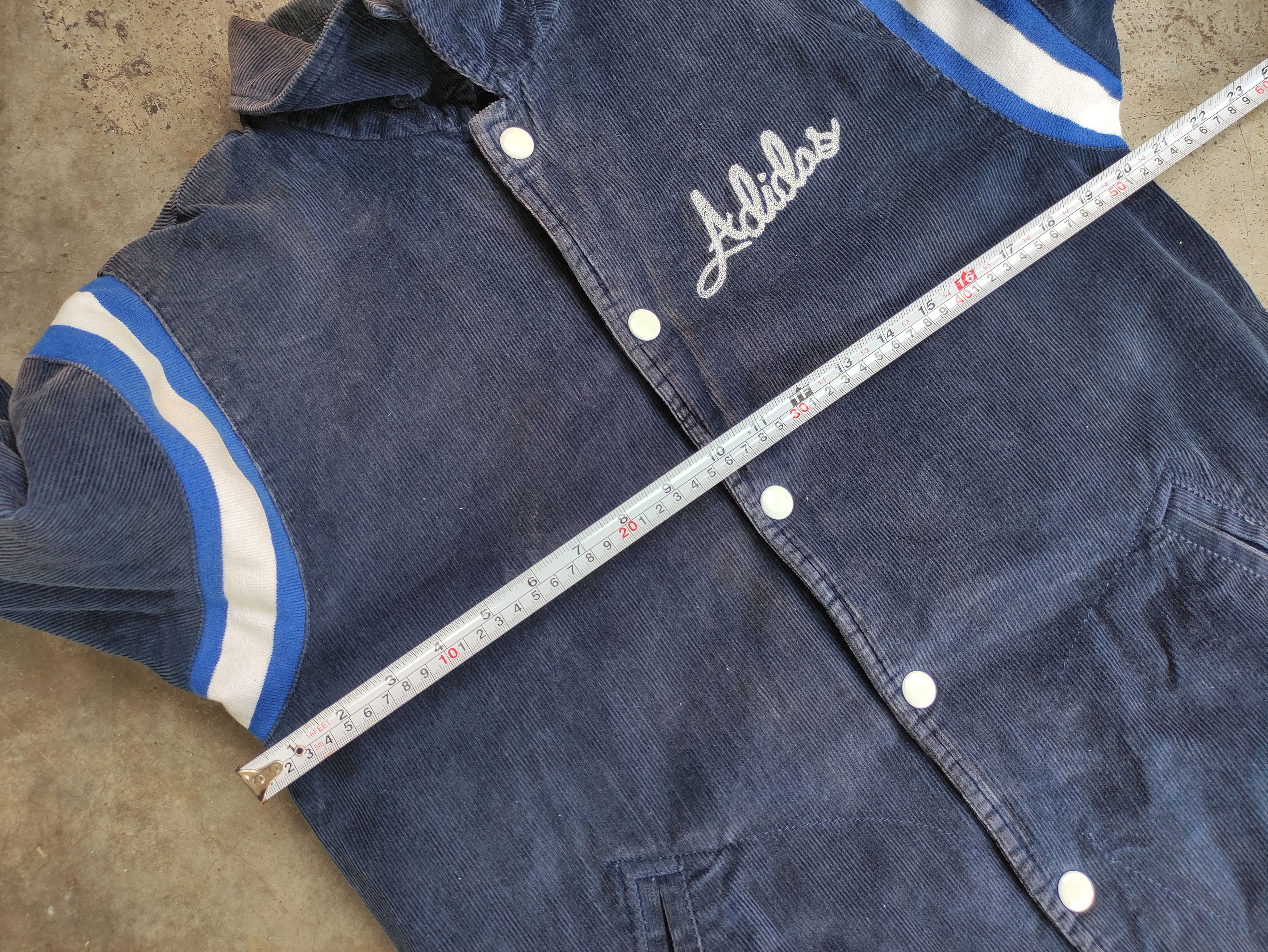 Adidas ADIDAS ORIGINALS JACKET BLOUSON CORDUROY PADDED NAVY Size US S / EU 44-46 / 1 - 17 Thumbnail