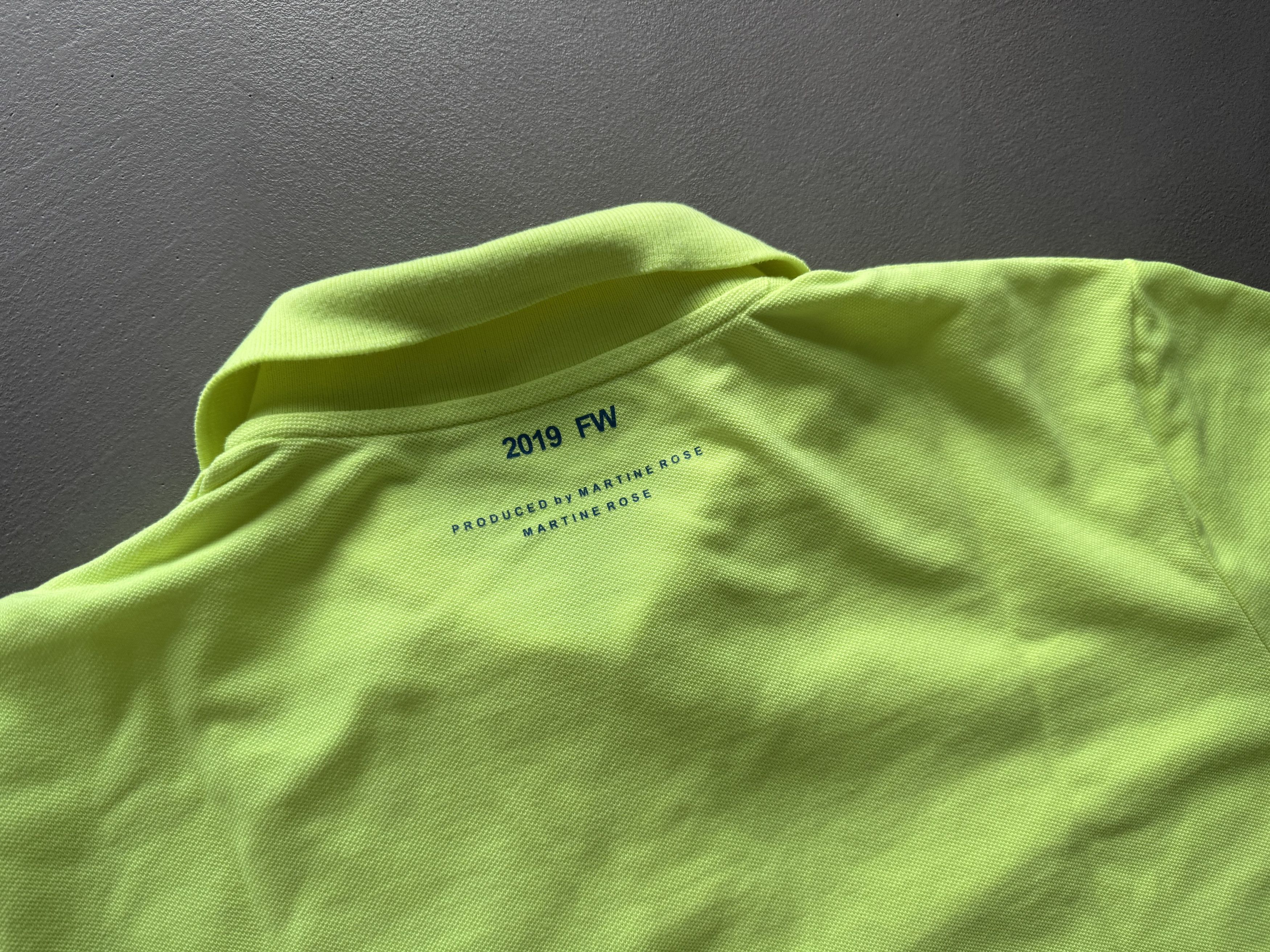 Martine Rose Martine Rose Neon Polo Shirt, Size L Size US L / EU 52-54 / 3 - 5 Thumbnail