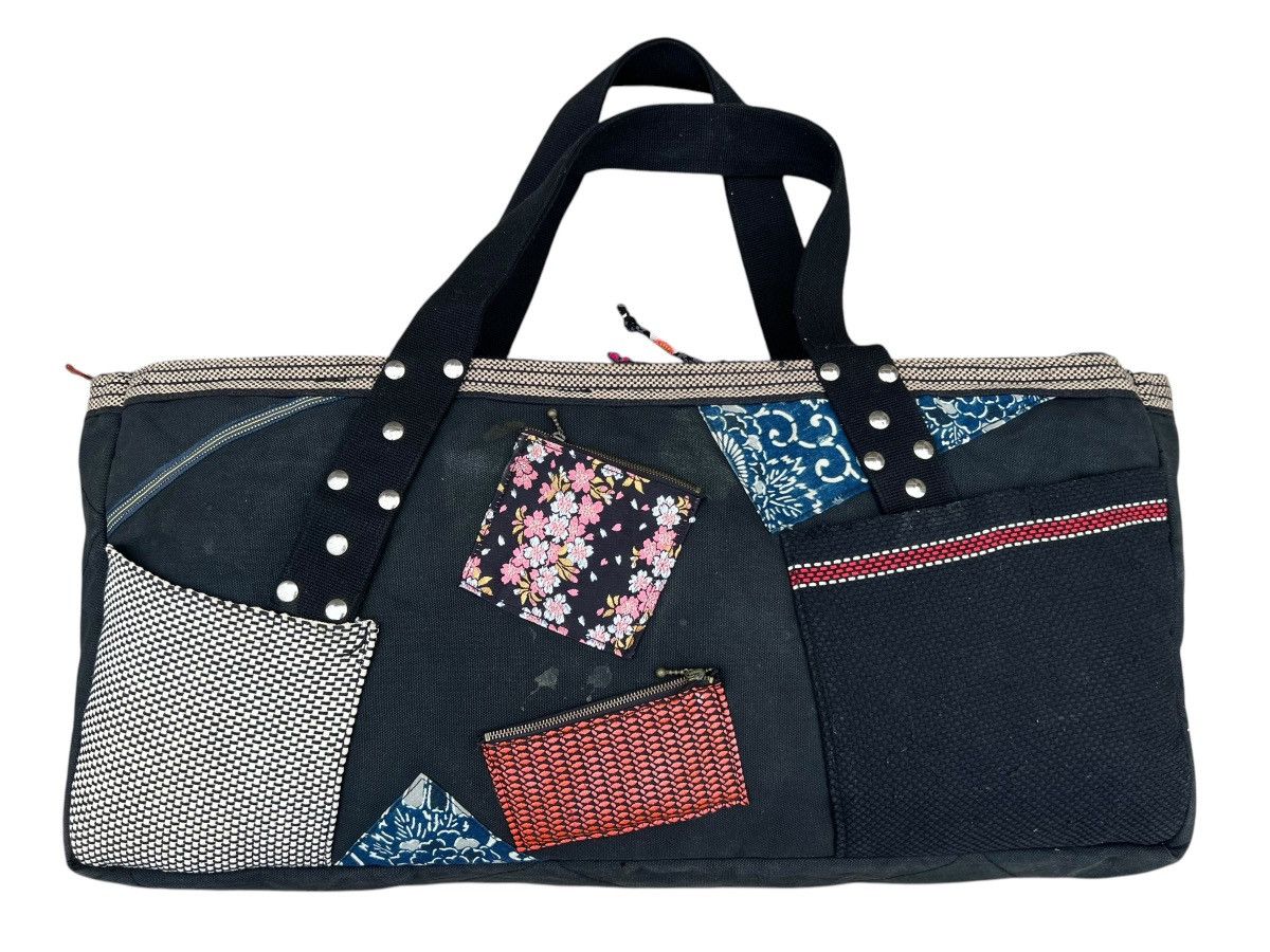 Japanese Brand Vintage U.SA.GI Japan Distress Dirty Faded Canvas Tote Bag Size ONE SIZE - 9 Thumbnail