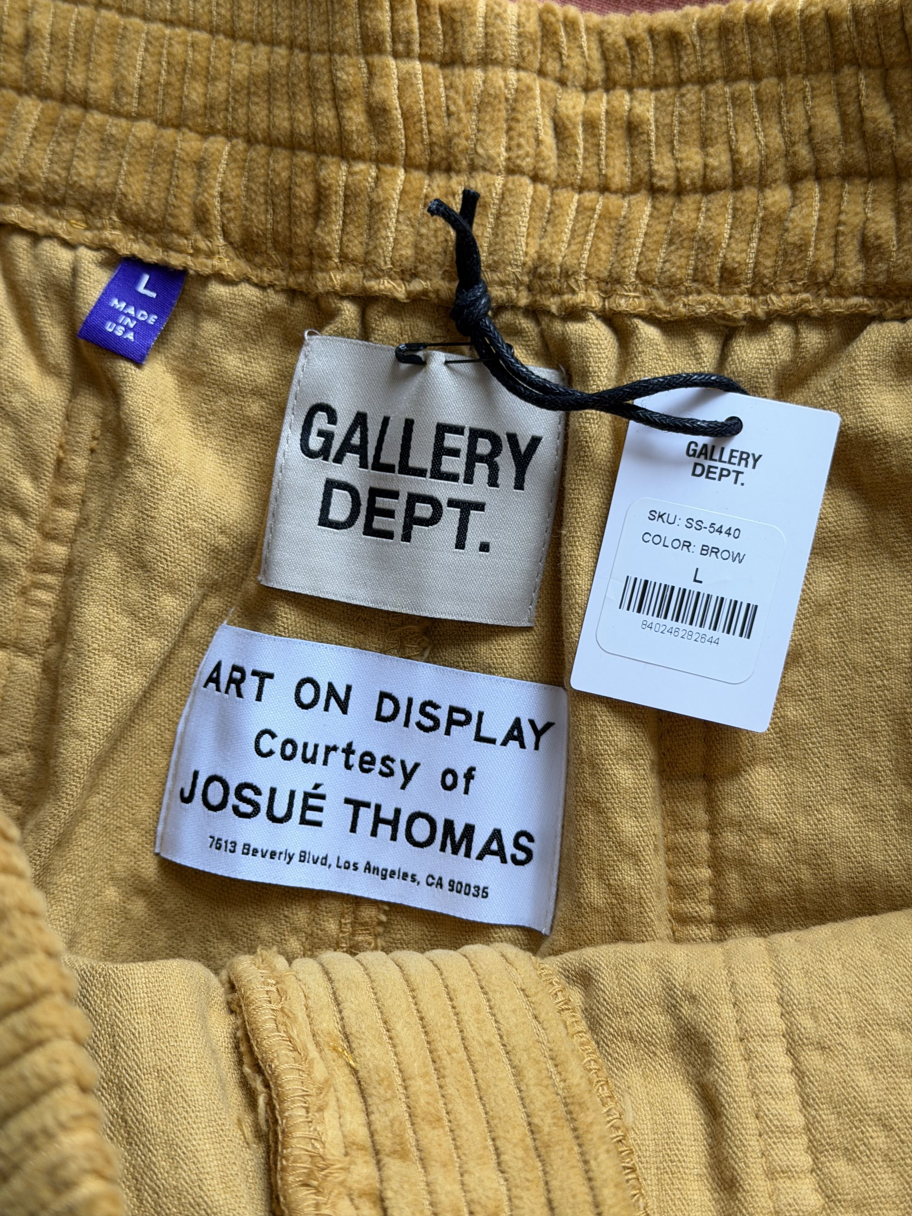 Gallery Dept. Gallery Dept Corduroy Surf Shorts in Brown Size US 34 / EU 50 - 6 Thumbnail