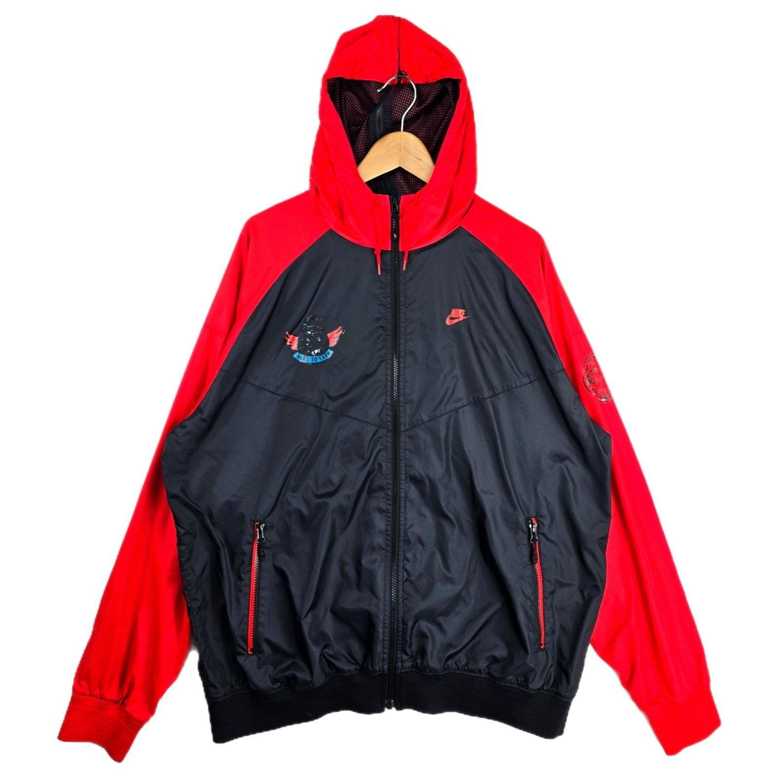 Nike Vtg Nike Sportswear Hard To Earn 99 Draft Jacket XL Full Zip Size US XL / EU 56 / 4 - 1 Thumbnail
