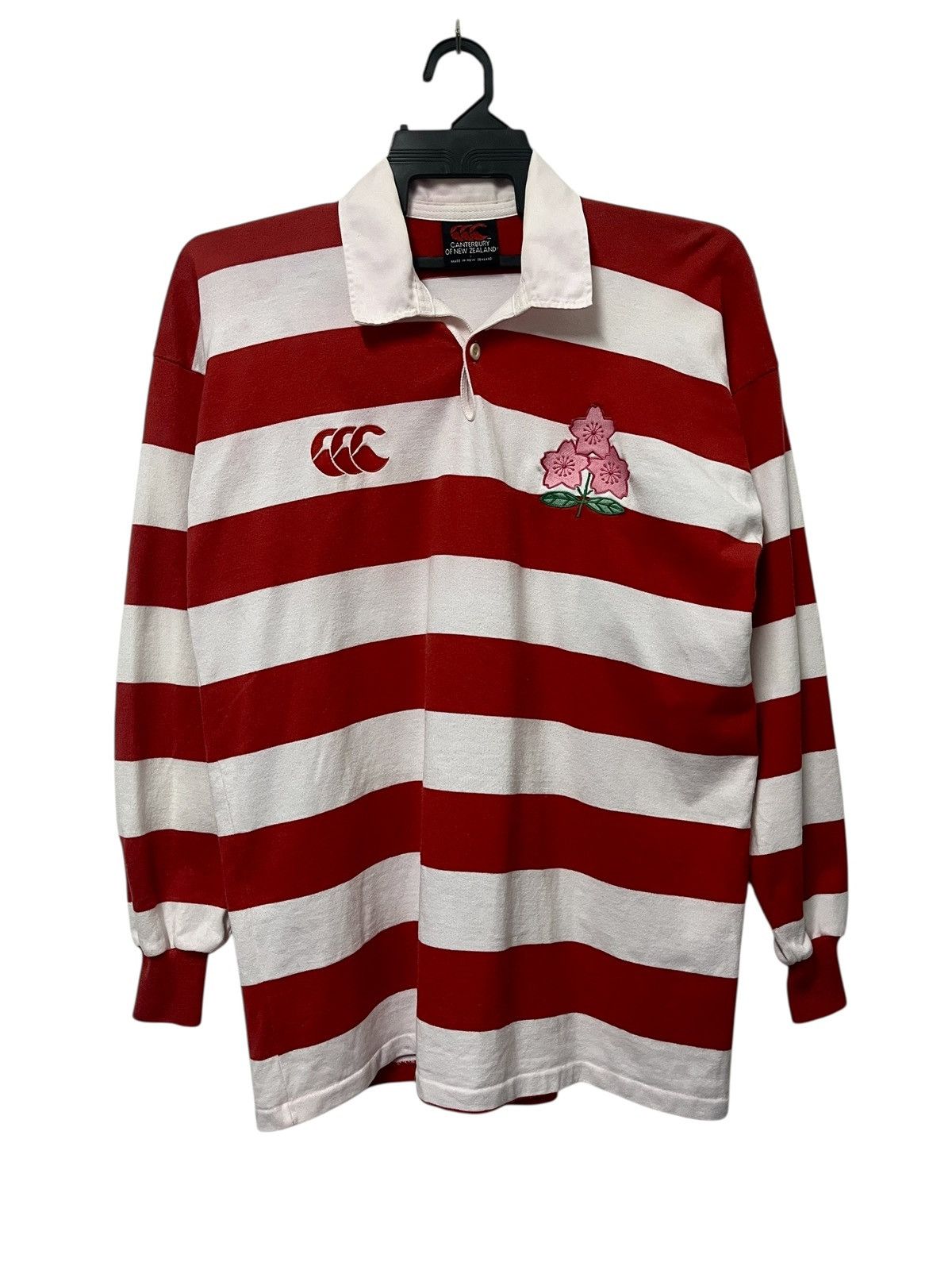 Canterbury of New Zealand 🔥Vtg Canterbury Japan Rugby Union 98’ L/S Size US L / EU 52-54 / 3 - 1 Thumbnail