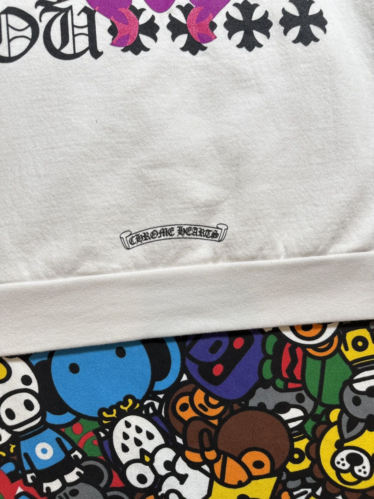 Chrome Hearts Chrome Hearts White Eye Chart Dagger Logo Pullover Hoodie Size US L / EU 52-54 / 3 - 14 Thumbnail