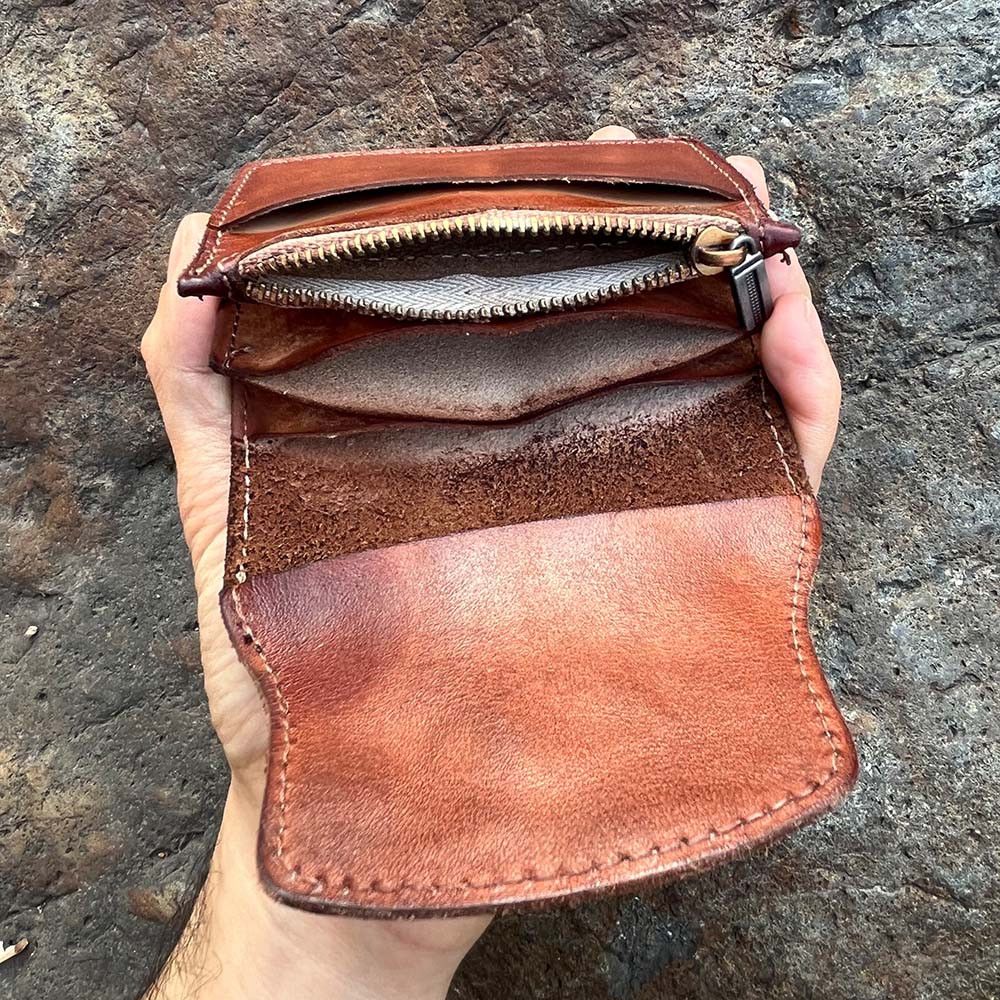 Japanese Brand × Leather × Vintage Card Holder Leather Wallet Size ONE SIZE - 3 Thumbnail
