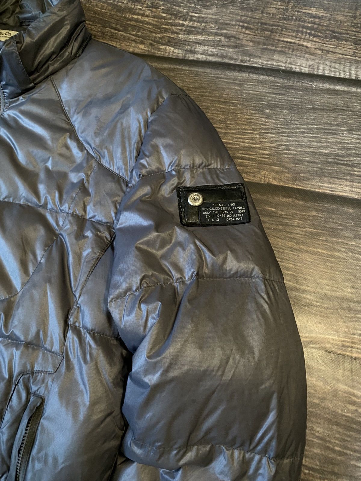 Diesel 90’s Diesel Qualted Vintage Duck Down Jacket Size US XL / EU 56 / 4 - 2 Thumbnail