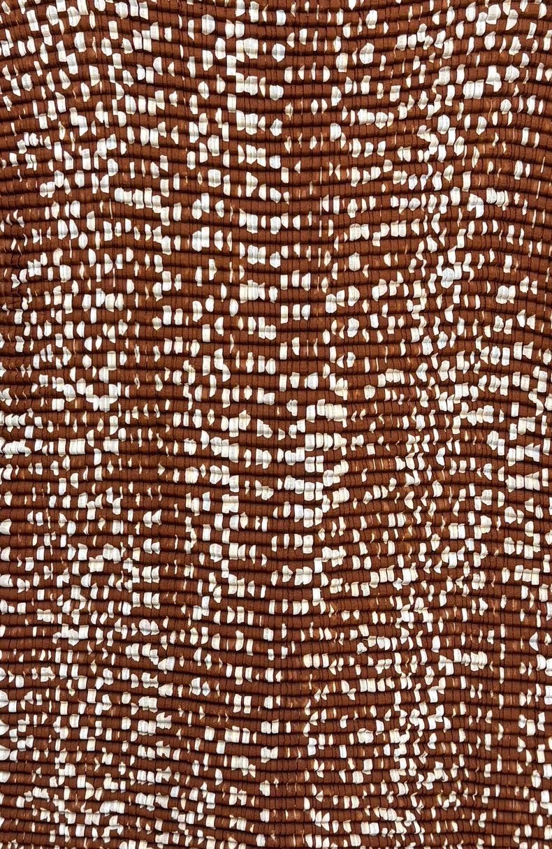 Issey Miyake Issey Miyake Khaki polka dot top Size M / US 6-8 / IT 42-44 - 2 Thumbnail