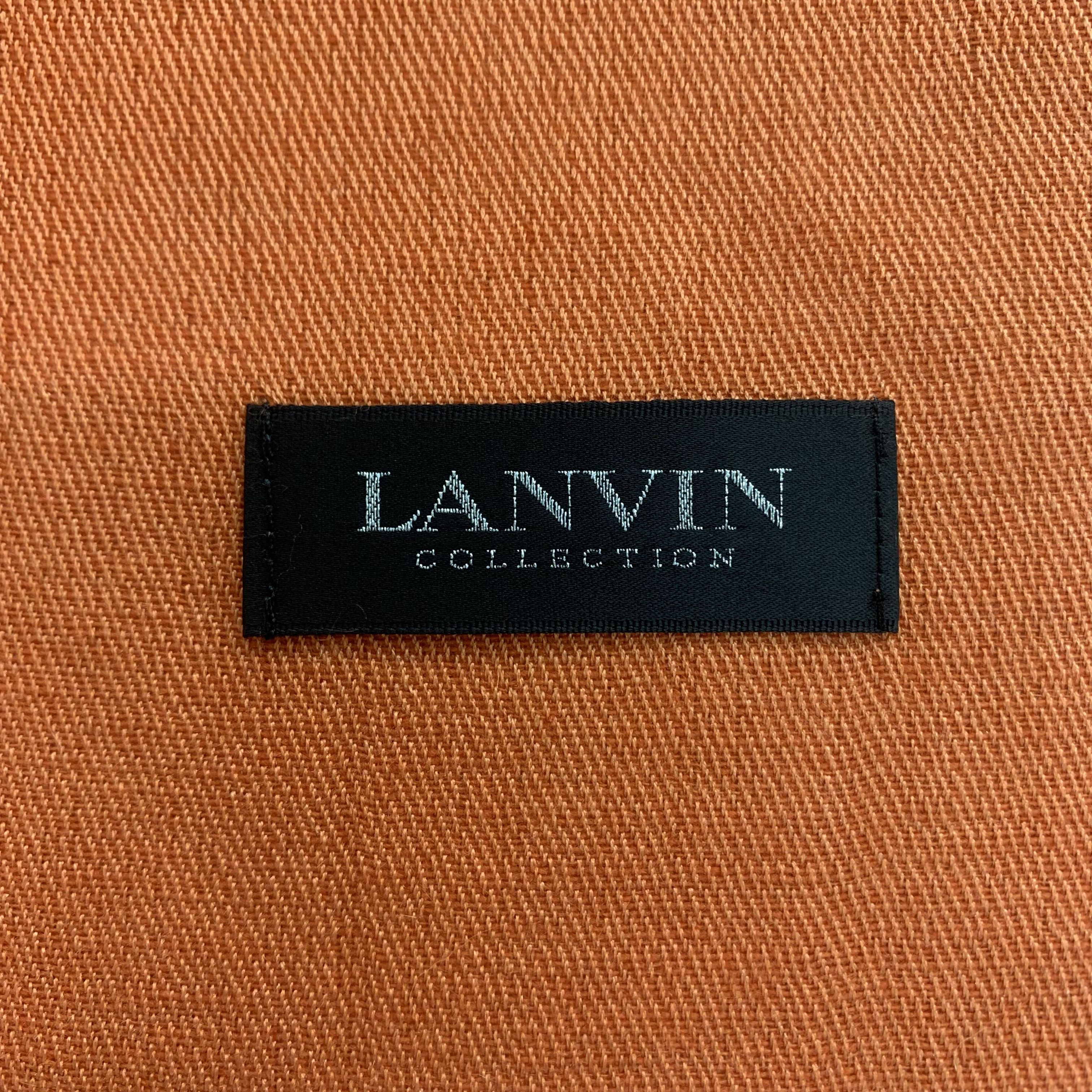 Lanvin Lanvin Scarf Shawl Cashmere Muffler Neck Wrap BL1073 Size ONE SIZE - 6 Thumbnail
