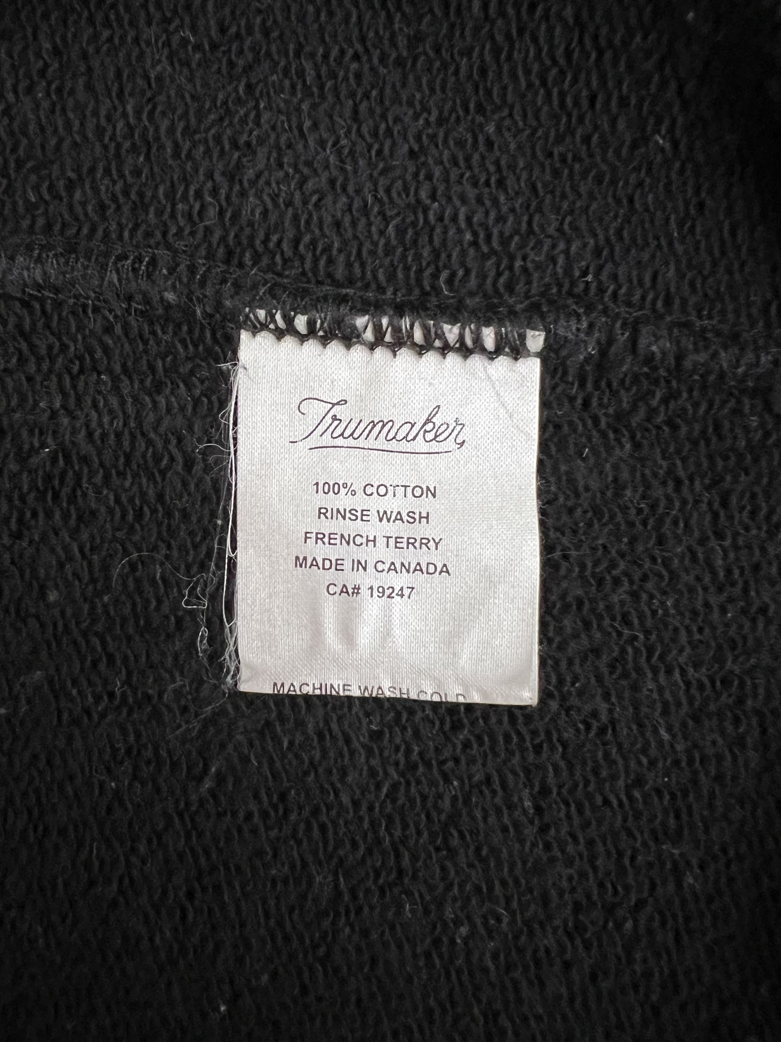 Trumaker Trumaker Loop Terry Sweatshirt in Black Size M Size US M / EU 48-50 / 2 - 4 Thumbnail