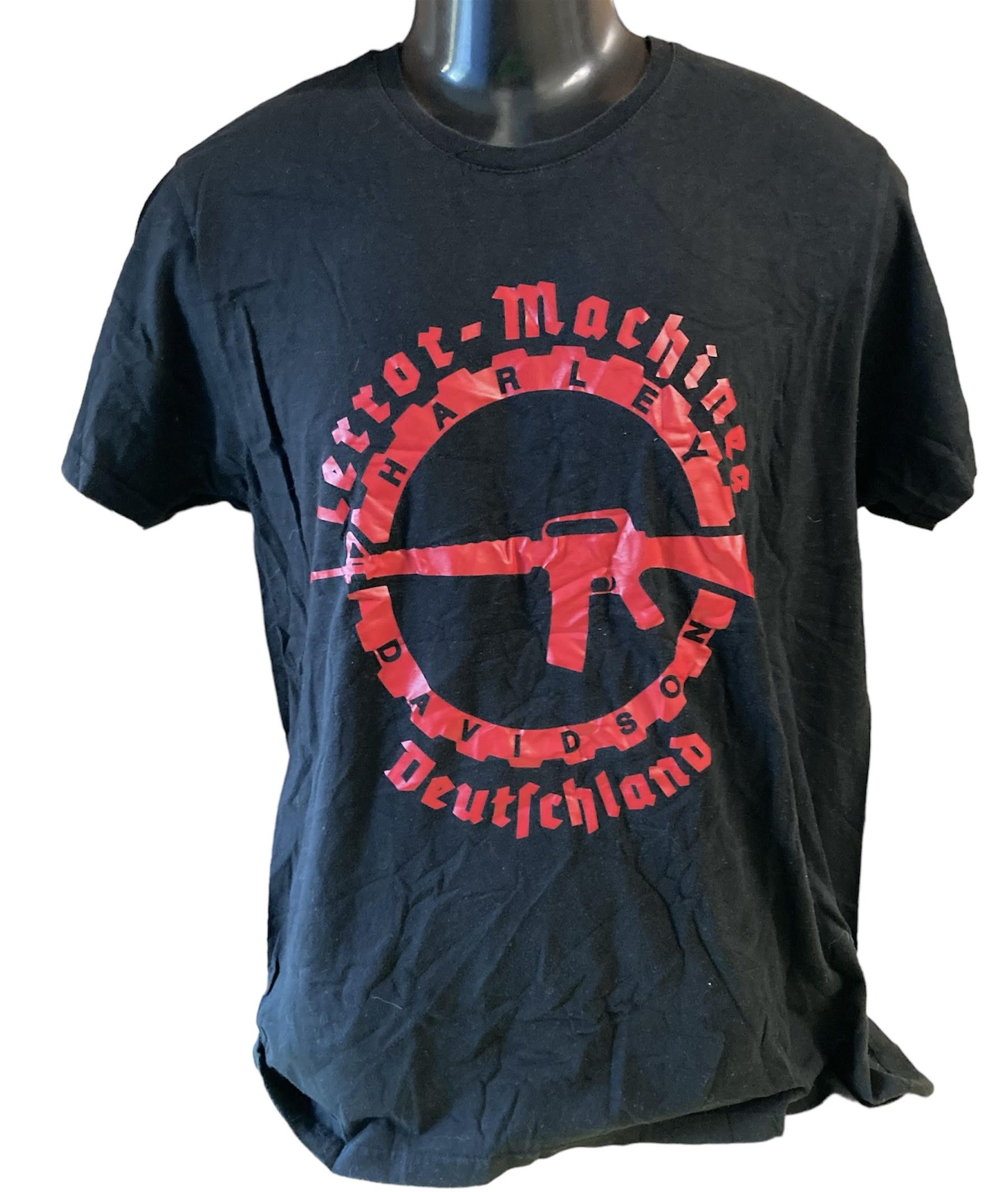 Band Tees Terror Machine Records And Harley Davidson Tee Size US XL / EU 56 / 4 - 1 Thumbnail