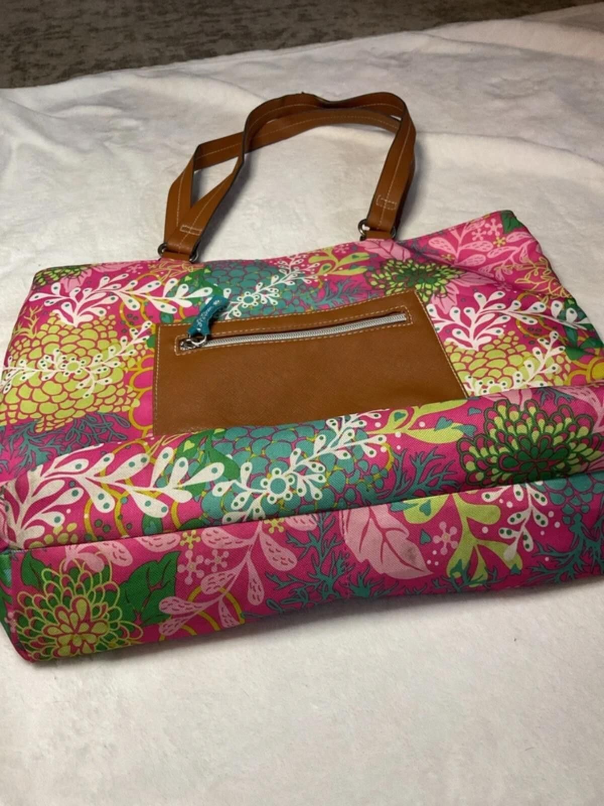 Other Lily Bloom Tote Bag Colorful Floral Reef Print Size ONE SIZE - 3 Thumbnail