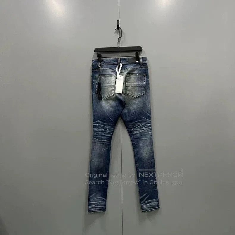 Amiri AMIRI Washed Distressed Denim Jeans. Size US 32 / EU 48 - 2 Thumbnail