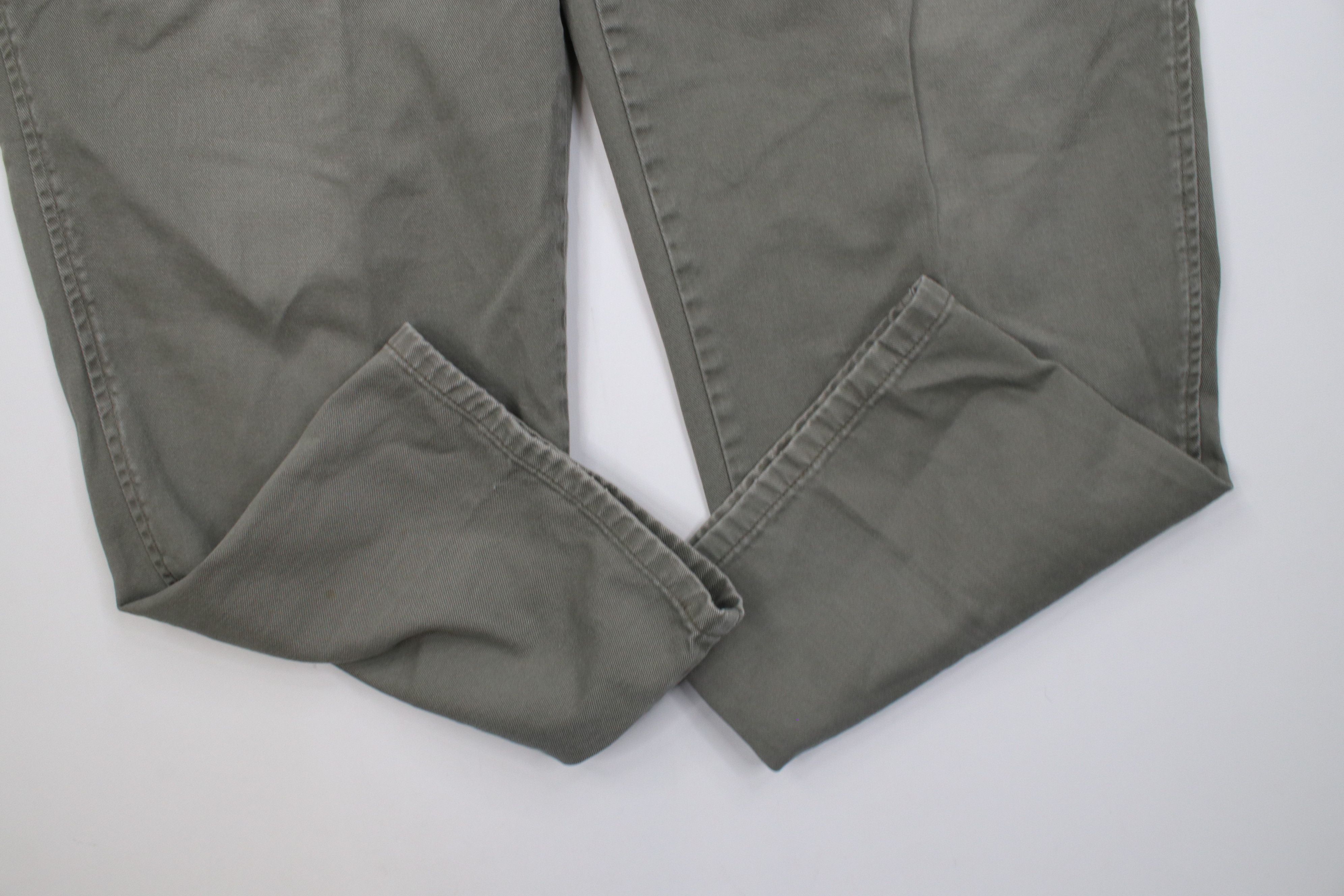 Polo Ralph Lauren Vintage 70s 80s Ralph Lauren Wide Leg Chino Pants Green USA Size US 36 / EU 52 - 5 Thumbnail