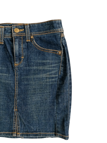 Edwin Something Edwin Vienus Jean's Mini Skirt Size 28" / US 6 / IT 42 - 3 Thumbnail