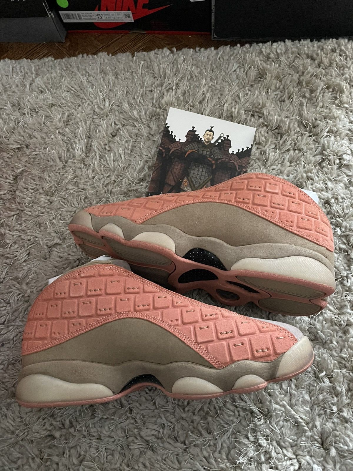 CLOT × Nike Jordan 13 CLOT Sepia Stone Size US 10 / EU 43 - 3 Thumbnail