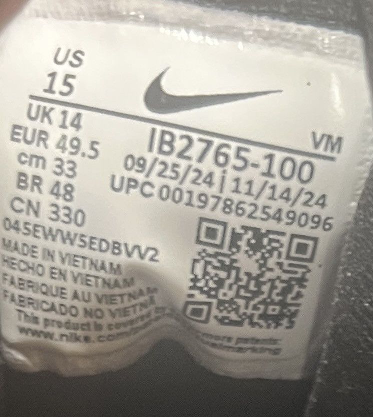 Nike SIZE 15 - Nike Uplift SC Sail Black Lime Size US 15 / EU 48 - 6 Thumbnail