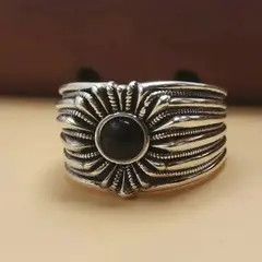 VIBE Vintage Thai Silver 925 Ring Size ONE SIZE - 6 Thumbnail
