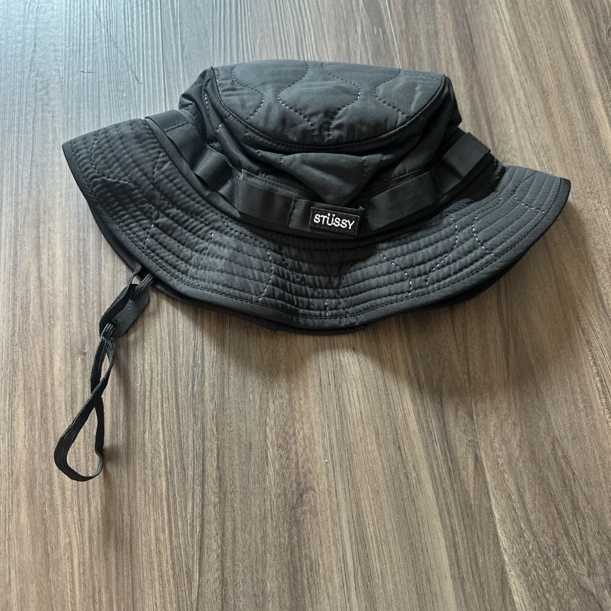 Stussy Stussy Quilted Ripstop Boonie Hat Black S/M - Brand New