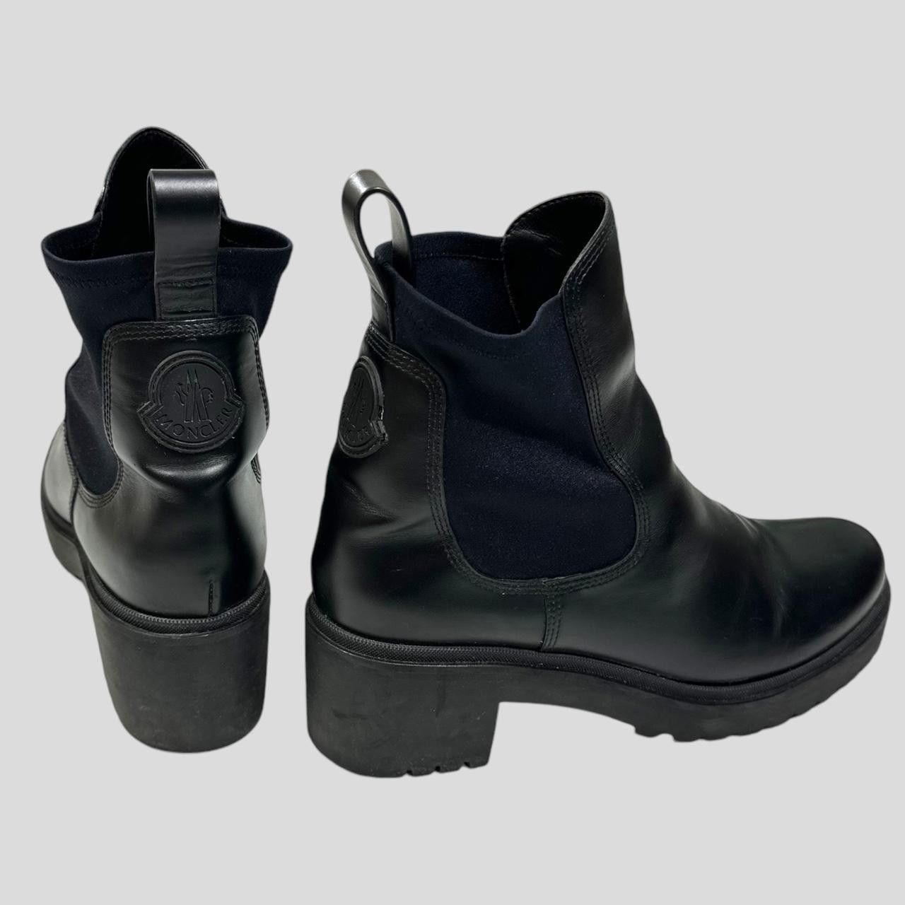 Moncler Moncler Vera Leather Chelsea Ankle Boot - UK8 Size US 10 / IT 40 - 1 Thumbnail