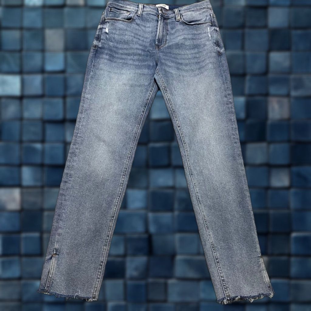 Vintage Kensie Jeans Womens Jeans Blue Denim High Rise Skinny Kelsey Distressed 27 in Waist 8 Reg Inseam Fashion Pants Boys? Wait. Size 30" / US 8 / IT 44 - 1 Thumbnail
