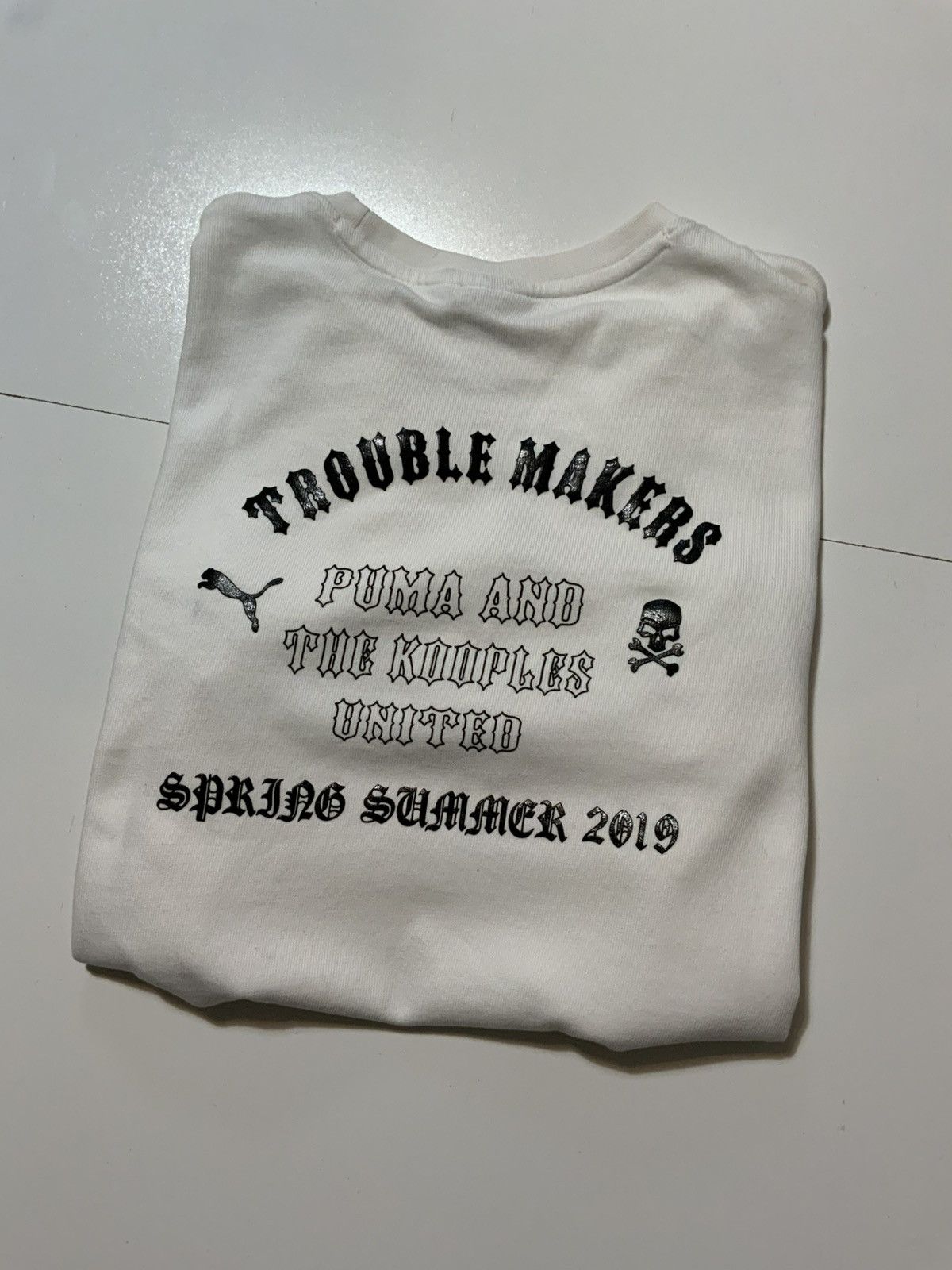 Puma × The Kooples Puma The Kooples United Troublemakers Skull S/S ‘19 T-Shirt Size US M / EU 48-50 / 2 - 1 Thumbnail