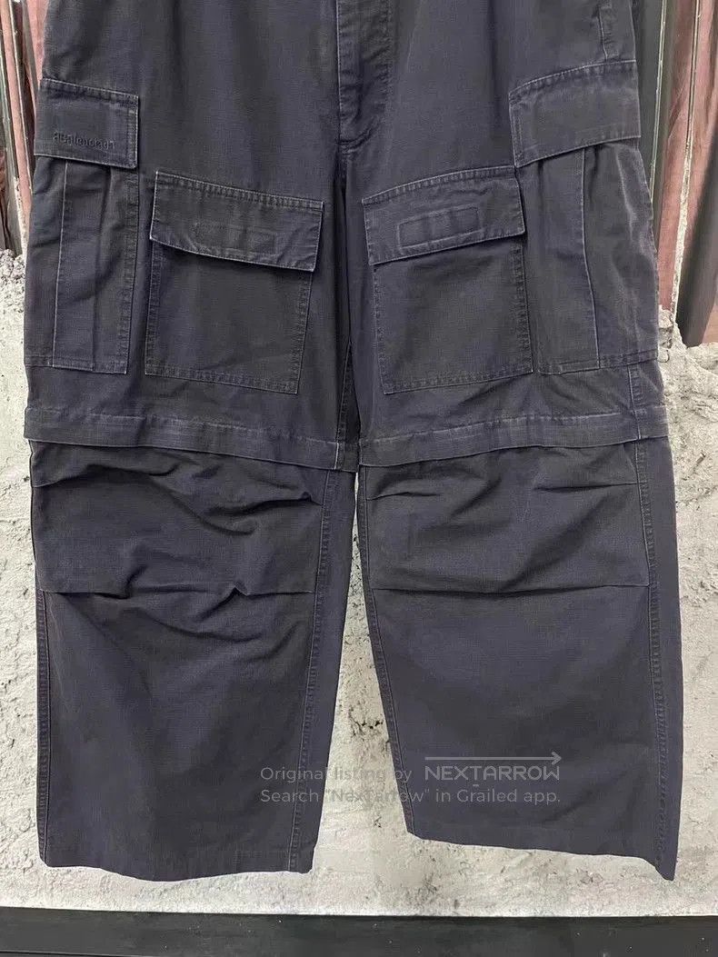 Balenciaga Balenciaga Cargo Pants with Detachable Shorts. Size US 44 / EU 60 - 4 Thumbnail